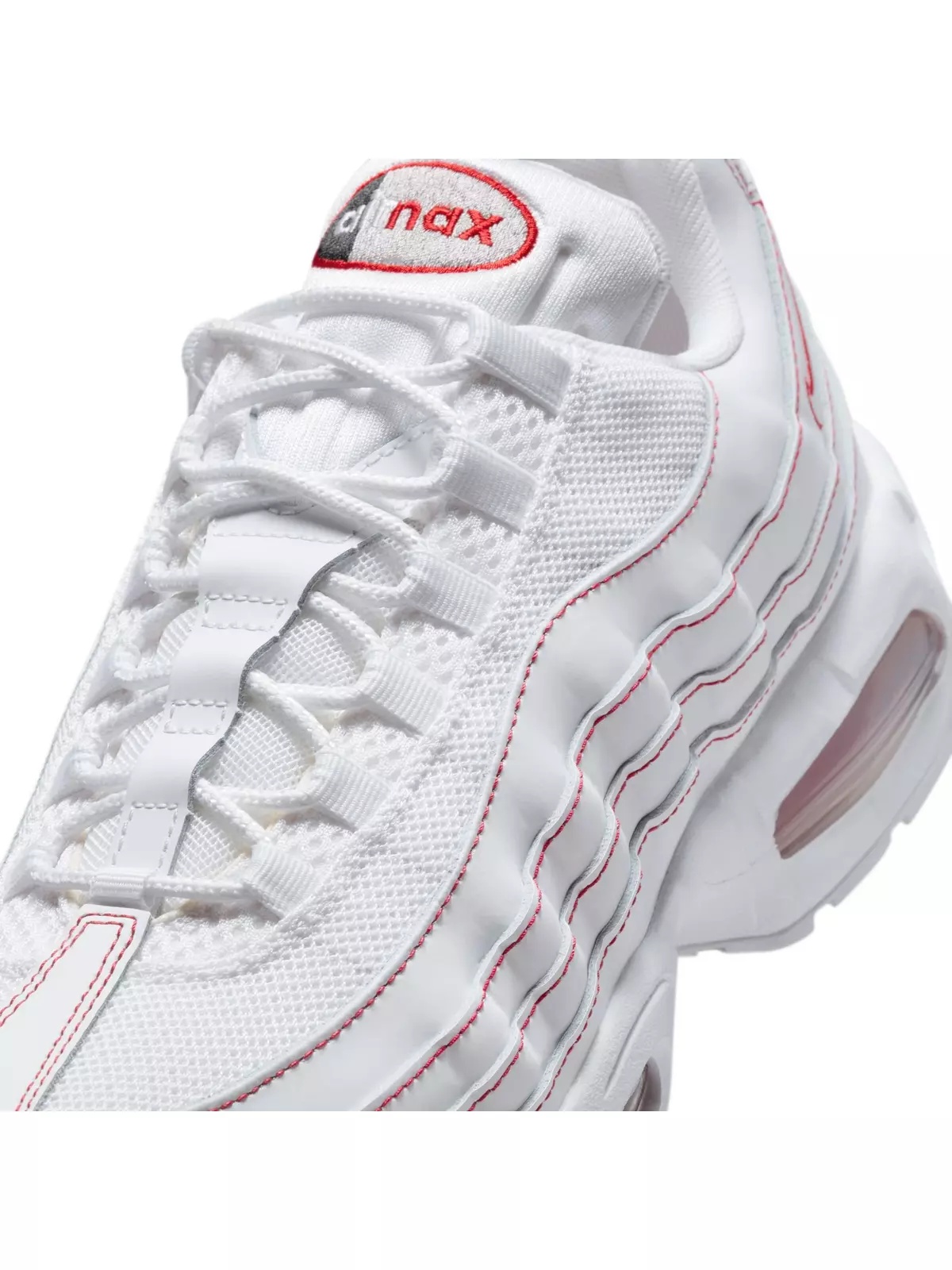 Air Max 95 OG "White/University Red/Wolf Grey" Men's Shoe - 9