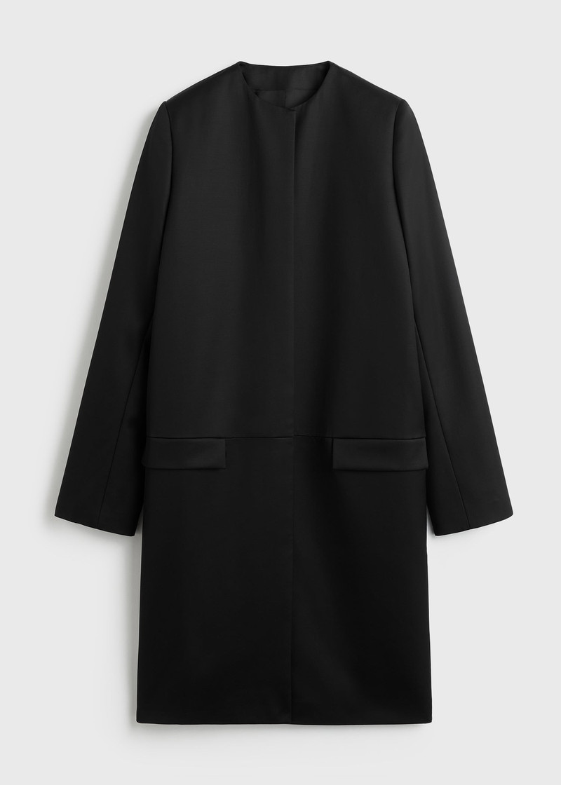 Chintz coat black 1