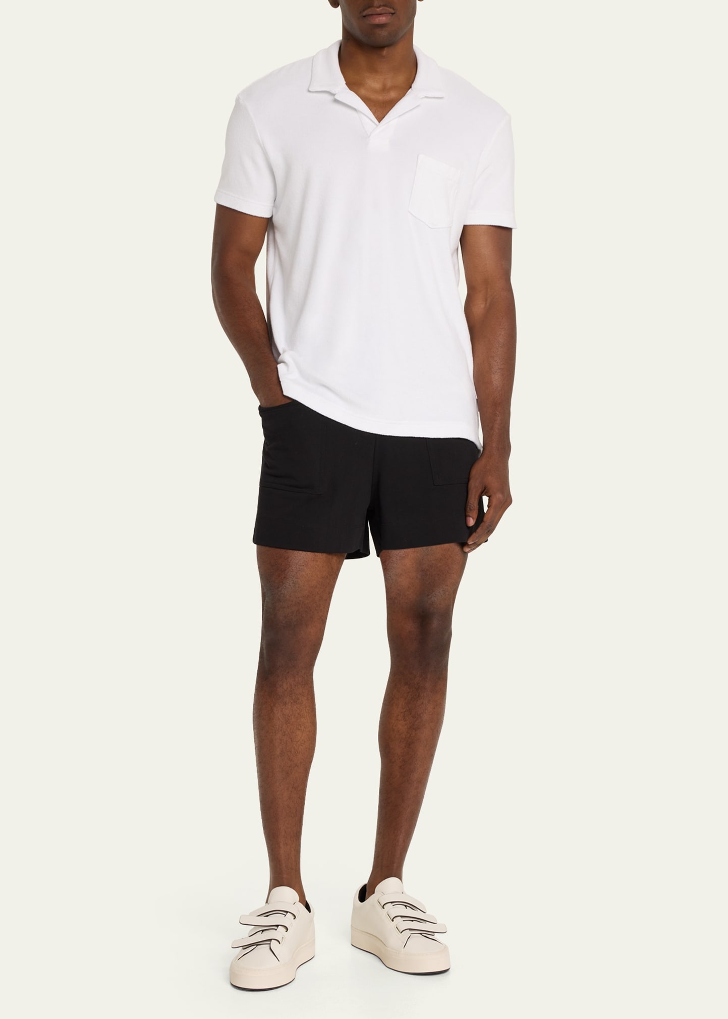 Men's Cotton Terry Polo Shirt - 2