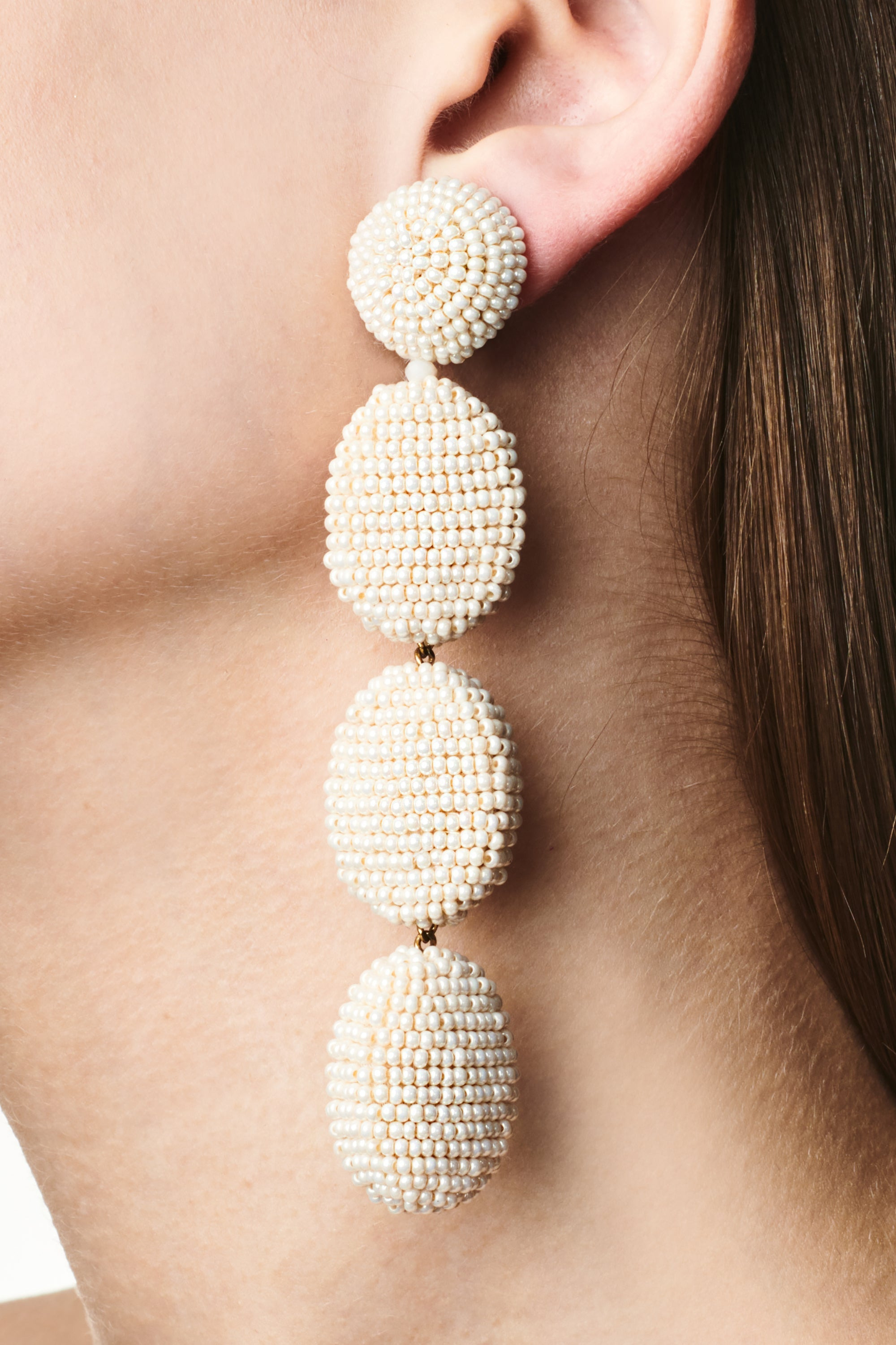 NATALIE EARRINGS - IVORY - 2