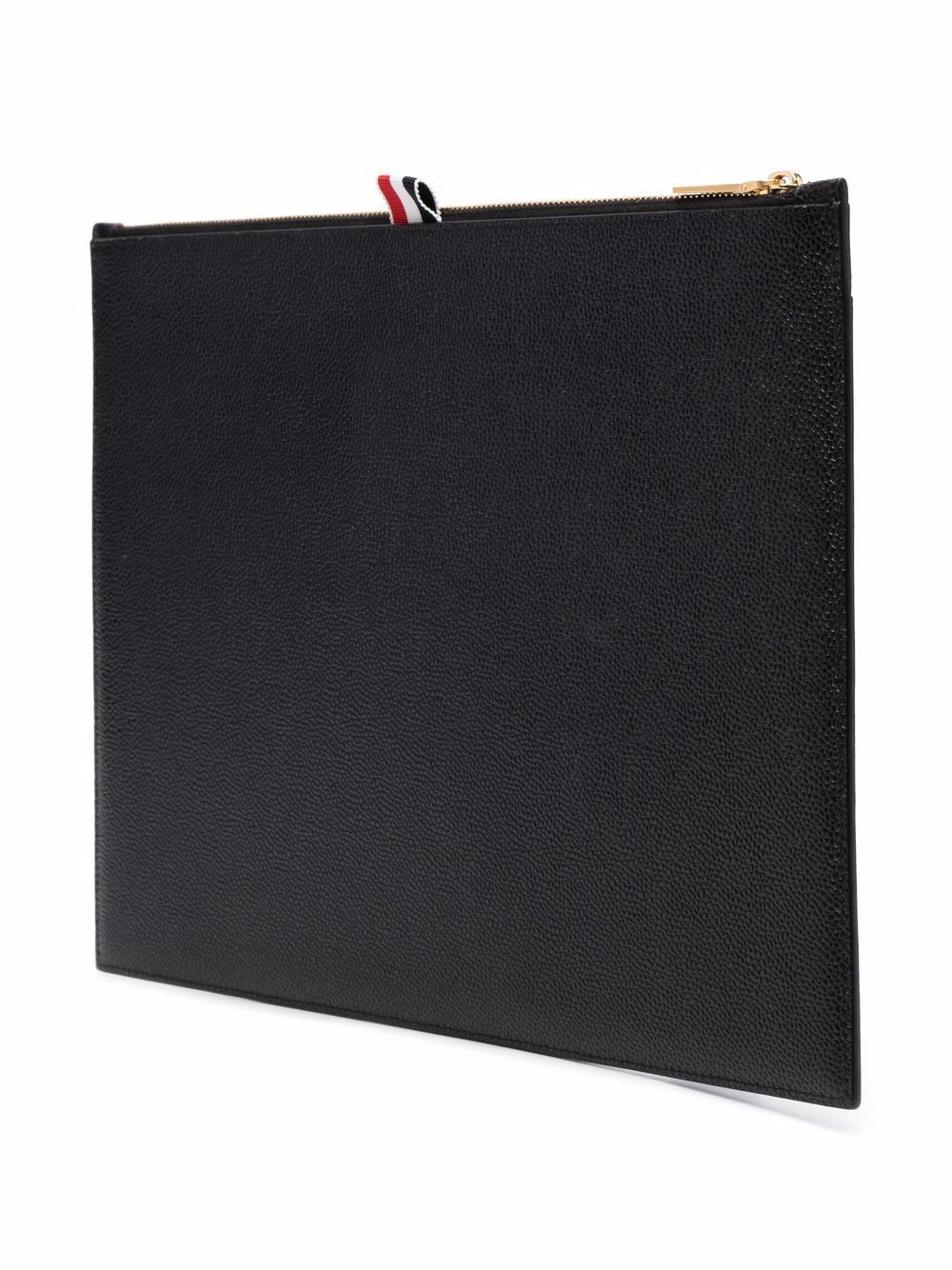 Pebble Grain Leather Lock Medium Document Holder - 3