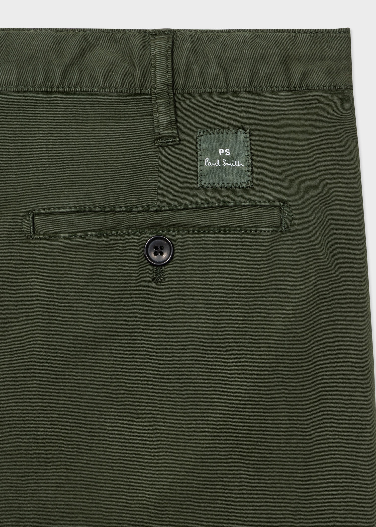 Stretch-Cotton Twill Shorts - 2