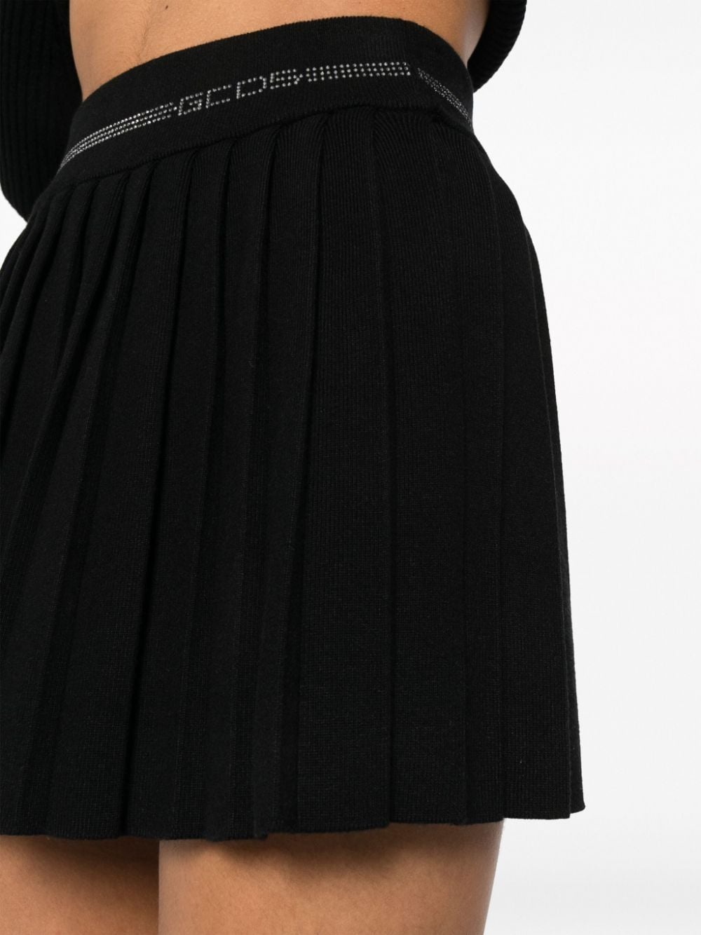 Bling pleated miniskirt - 5