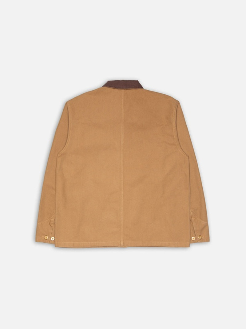 Nudie Jeans Howie Chore Jacket Canvas Tobacko outlook