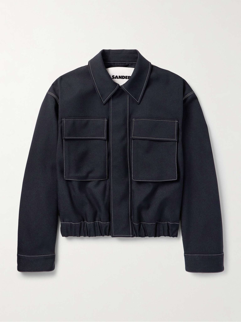 Recycled-Gabardine Blouson Jacket - 1