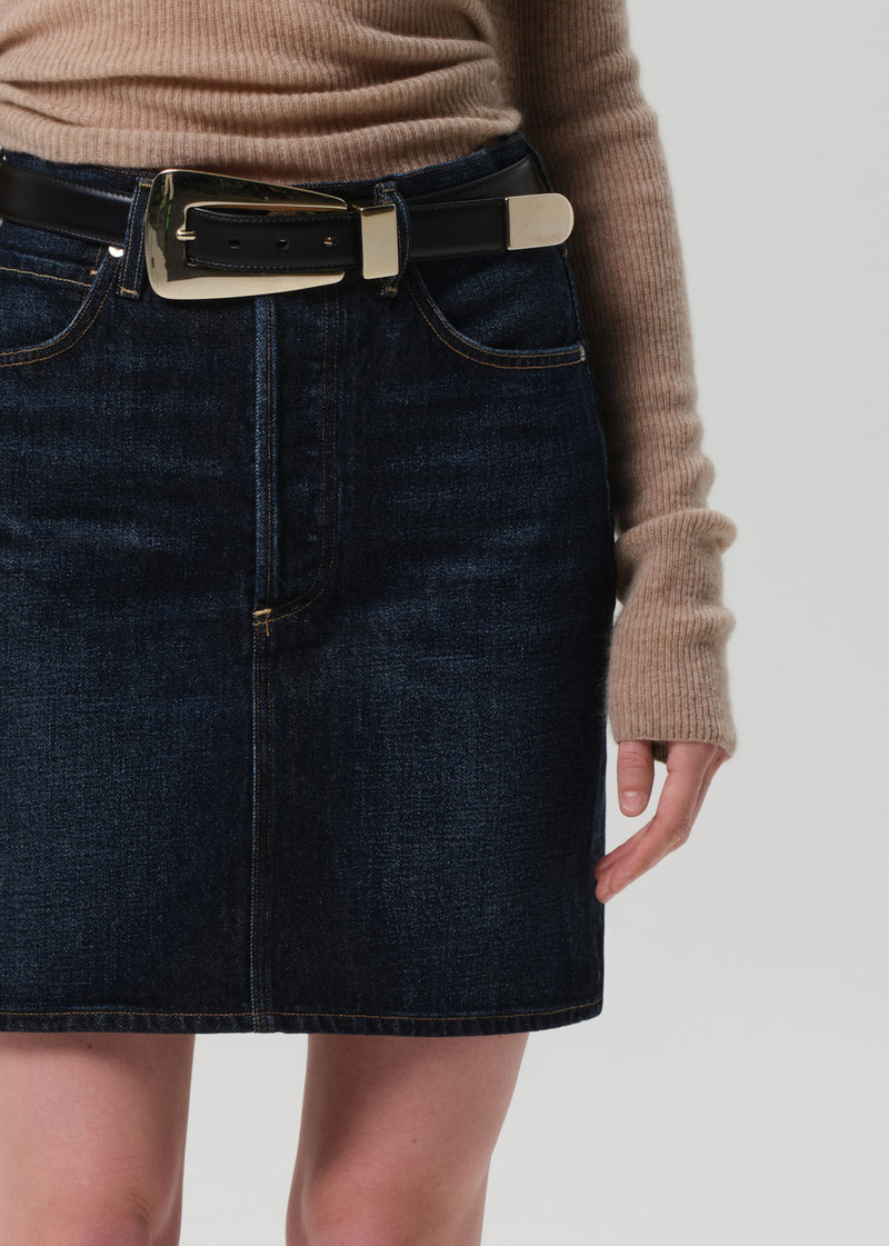 Etta Pencil Skirt In Deep Azure 6
