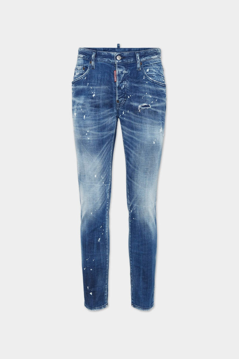 MEDIUM FILO BLU WASH SKATER JEANS - 1
