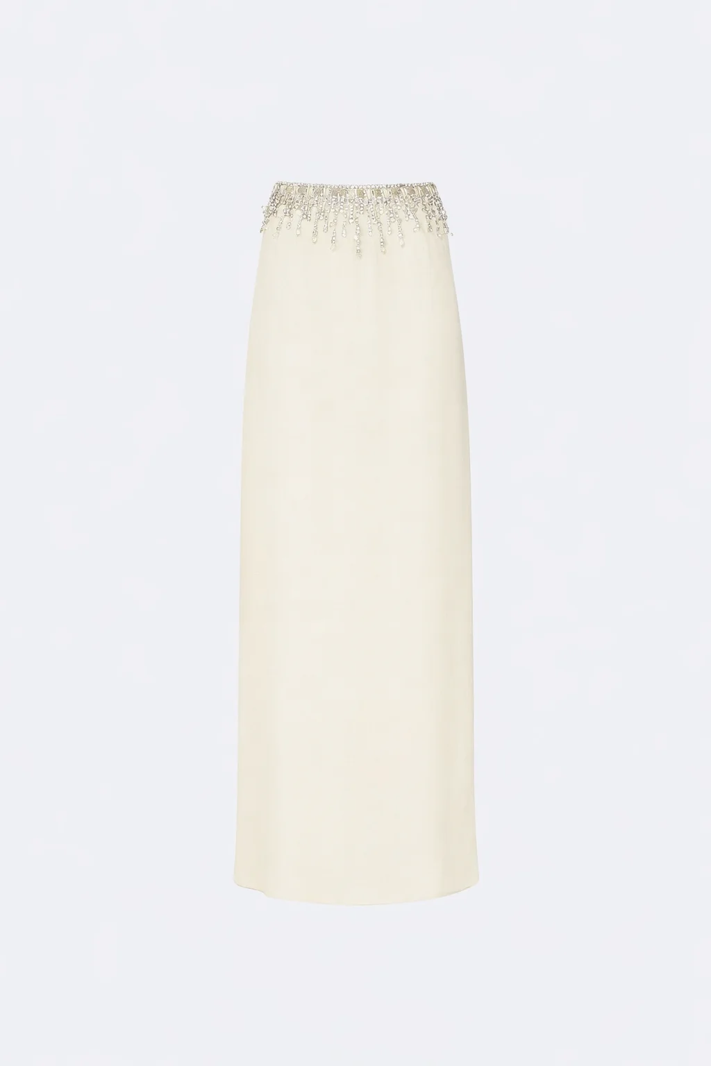 Georgette Maxi Skirt With Embroidery - 1
