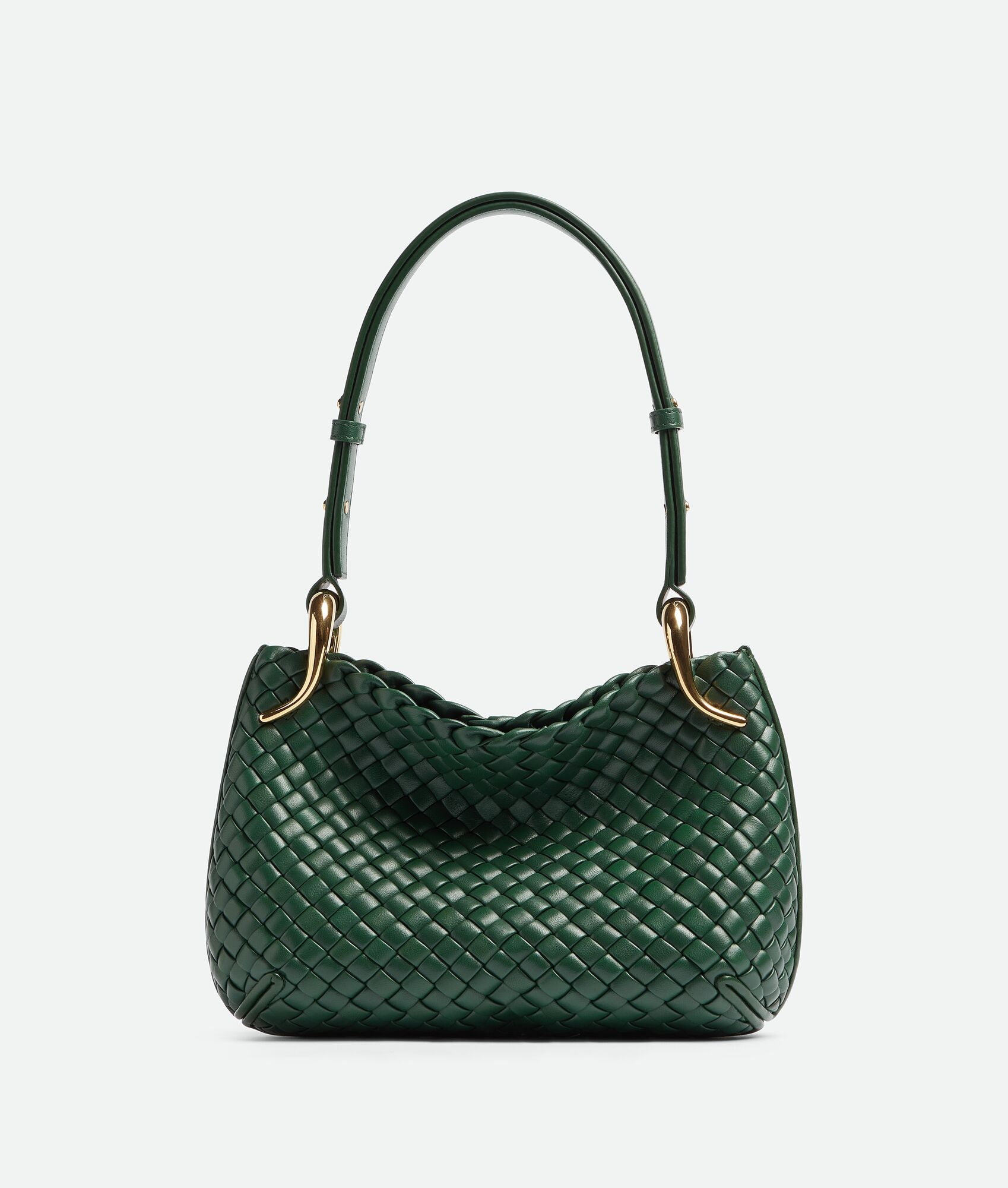 Bottega Veneta Women's Small Padded Intreccio Leather Shoulder Bag