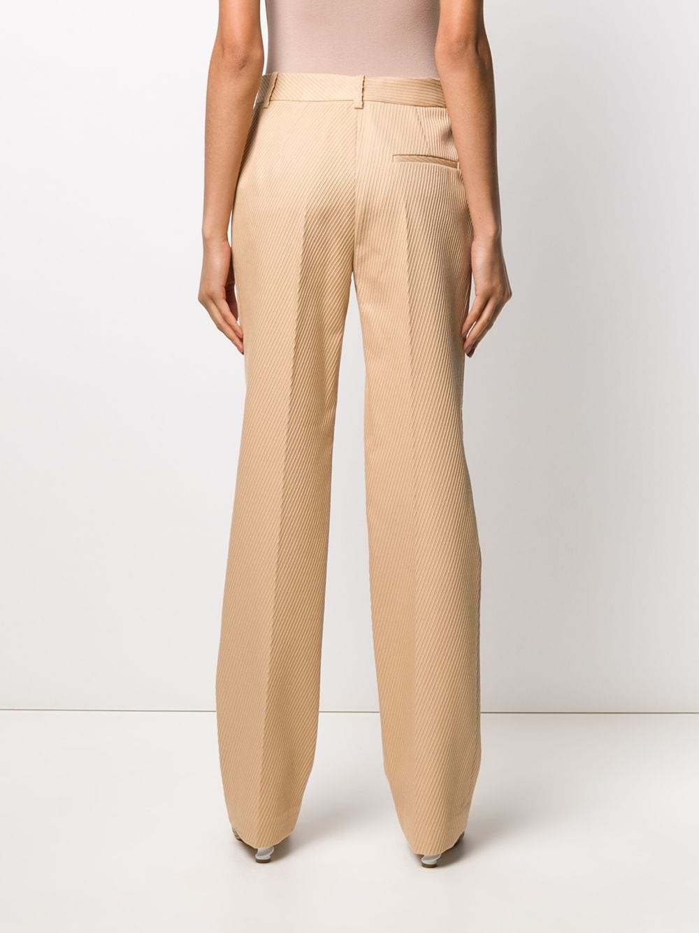 high-waisted tailored trousers - 4