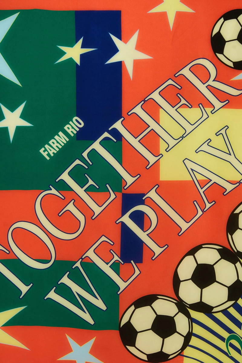 Multicolor Together We Play Scarf 4