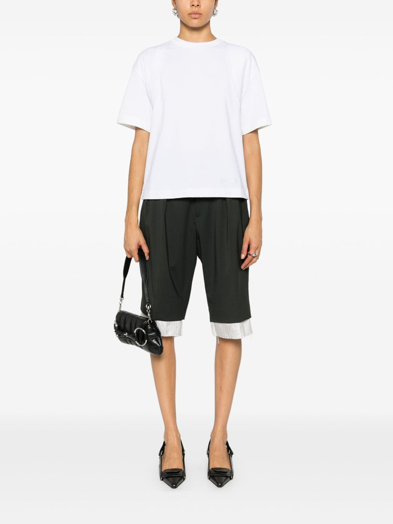Alexander McQueen seam-detailed cotton T-shirt outlook