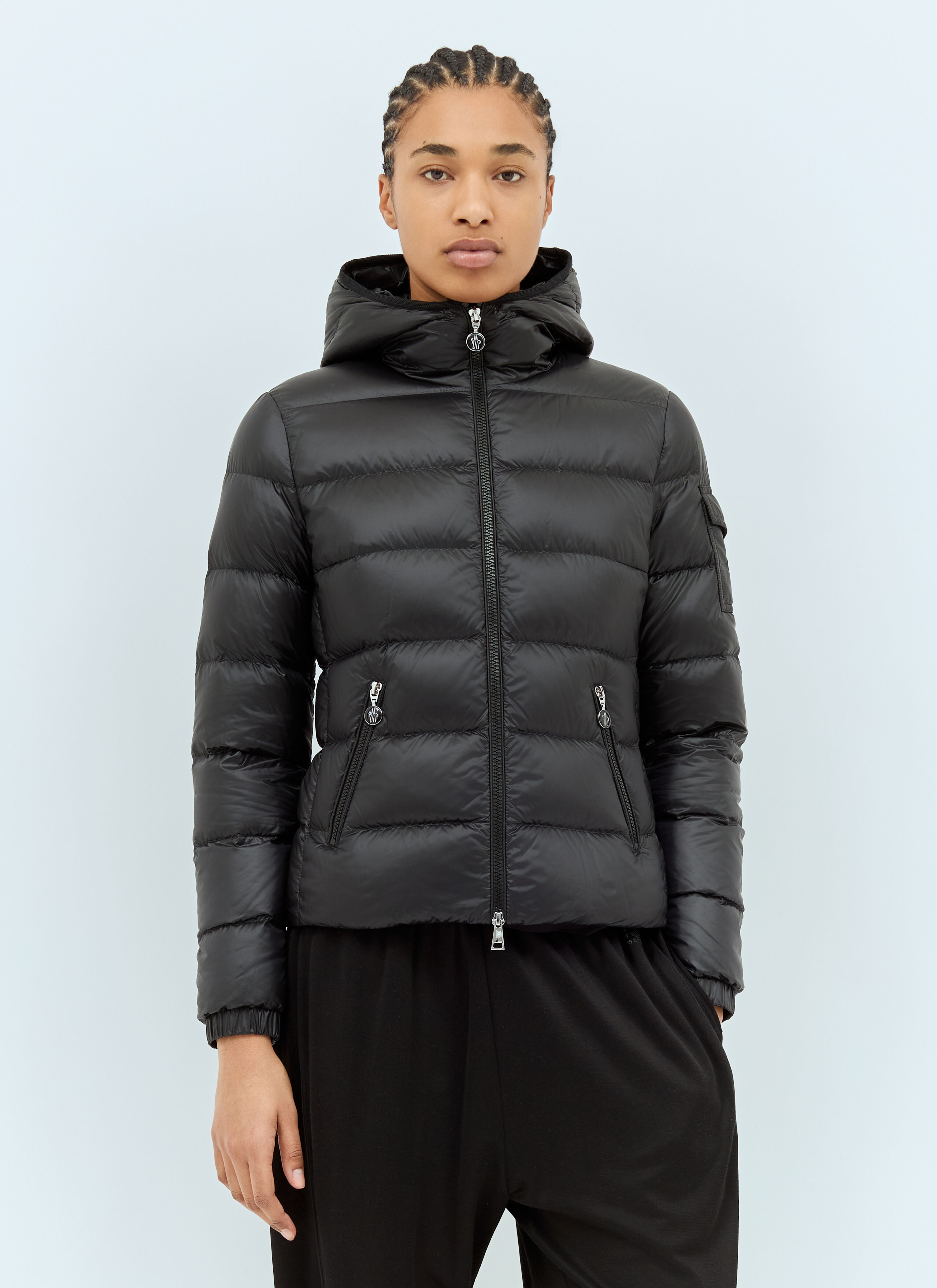 Gles Hooded Short Down Jacket - 1