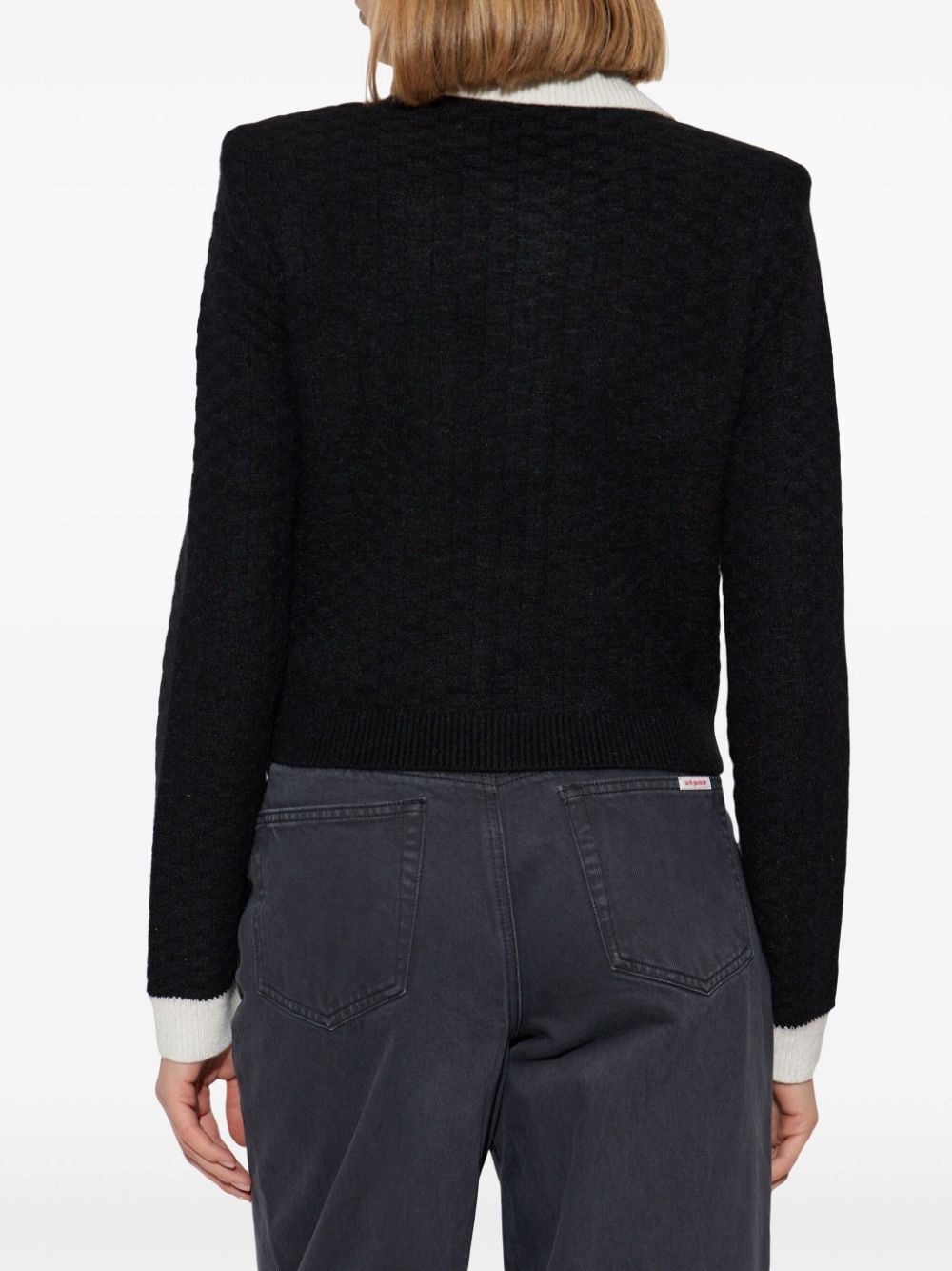 button-fastened knit top - 4