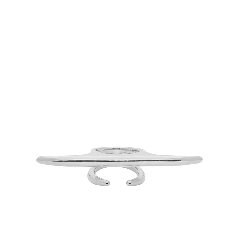 AMBUSH LIQUID MULTI FINGER RING - SILVER - 1
