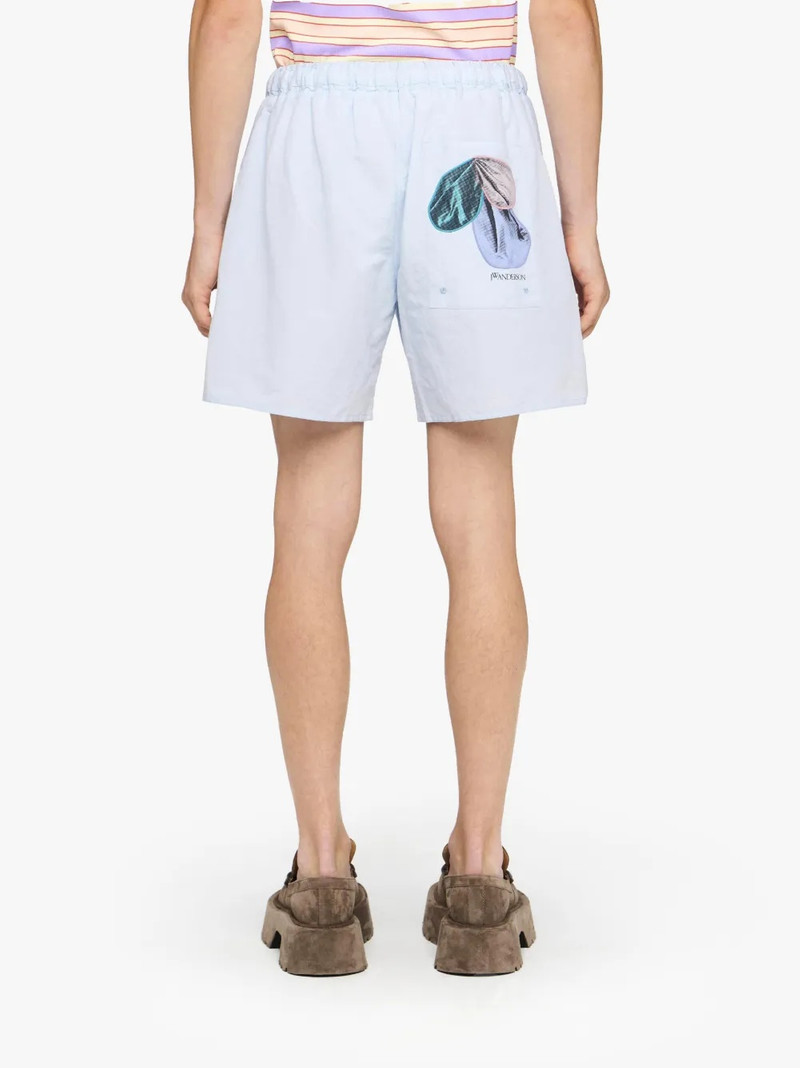 JW Anderson PRINTED DRAWSTRING SHORTS outlook