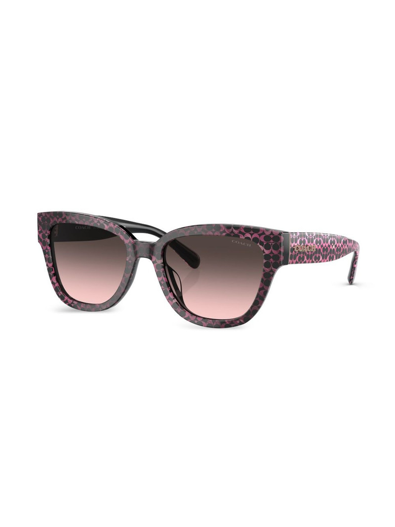 COACH monogram-pattern sunglasses outlook
