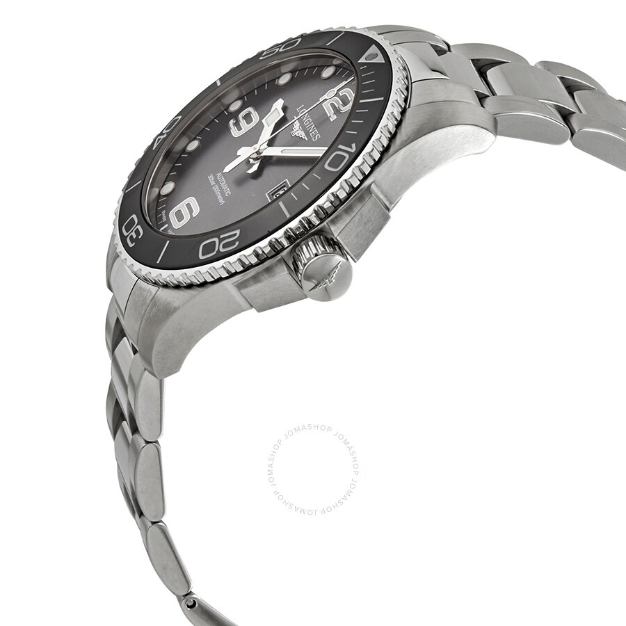 Longines Hydroconquest Automatic Grey Ceramic Bezel Men's 43 mm Watch L37824766 - 2