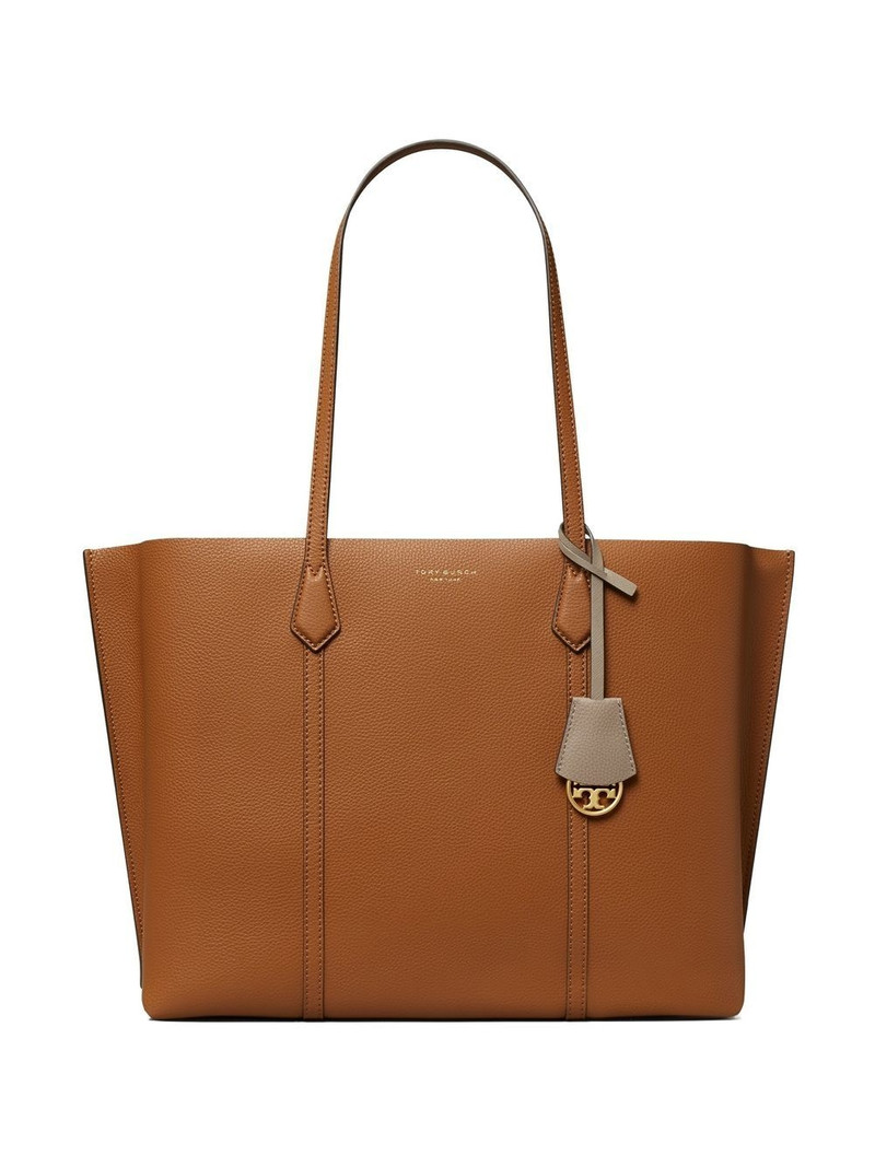 leather logo-print tote bag 1