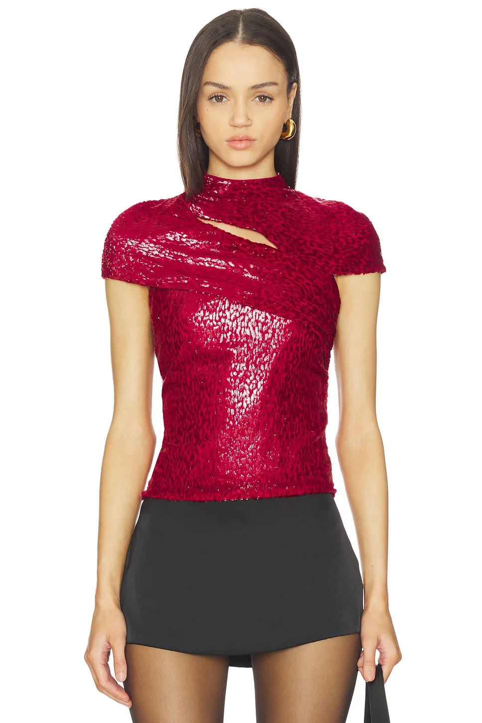 Red Fil Coup? Cut Out Top - 1