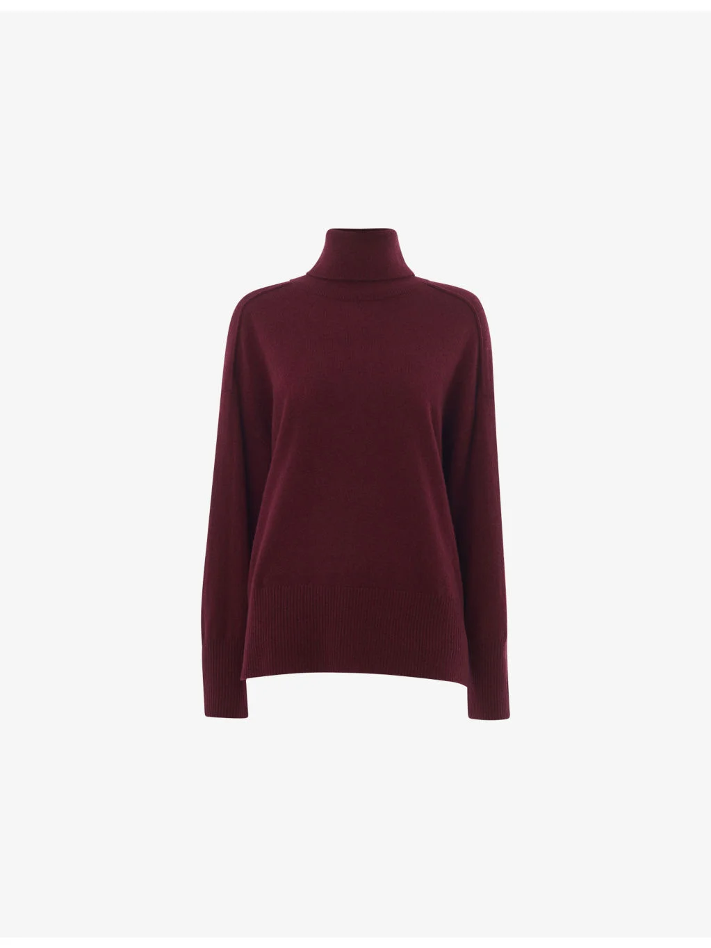 Turtleneck Knitted Cashmere Jumper - 1