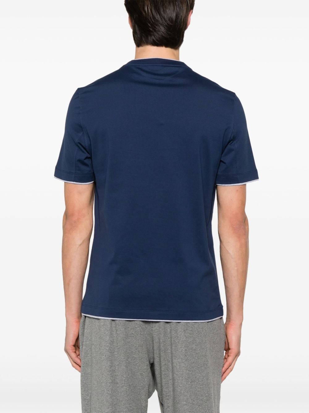 layered-effect T-shirt - 3