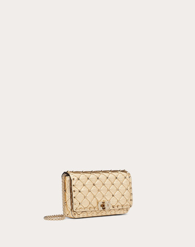 Valentino Small Rockstud Spike Metallic Nappa Chain Bag outlook