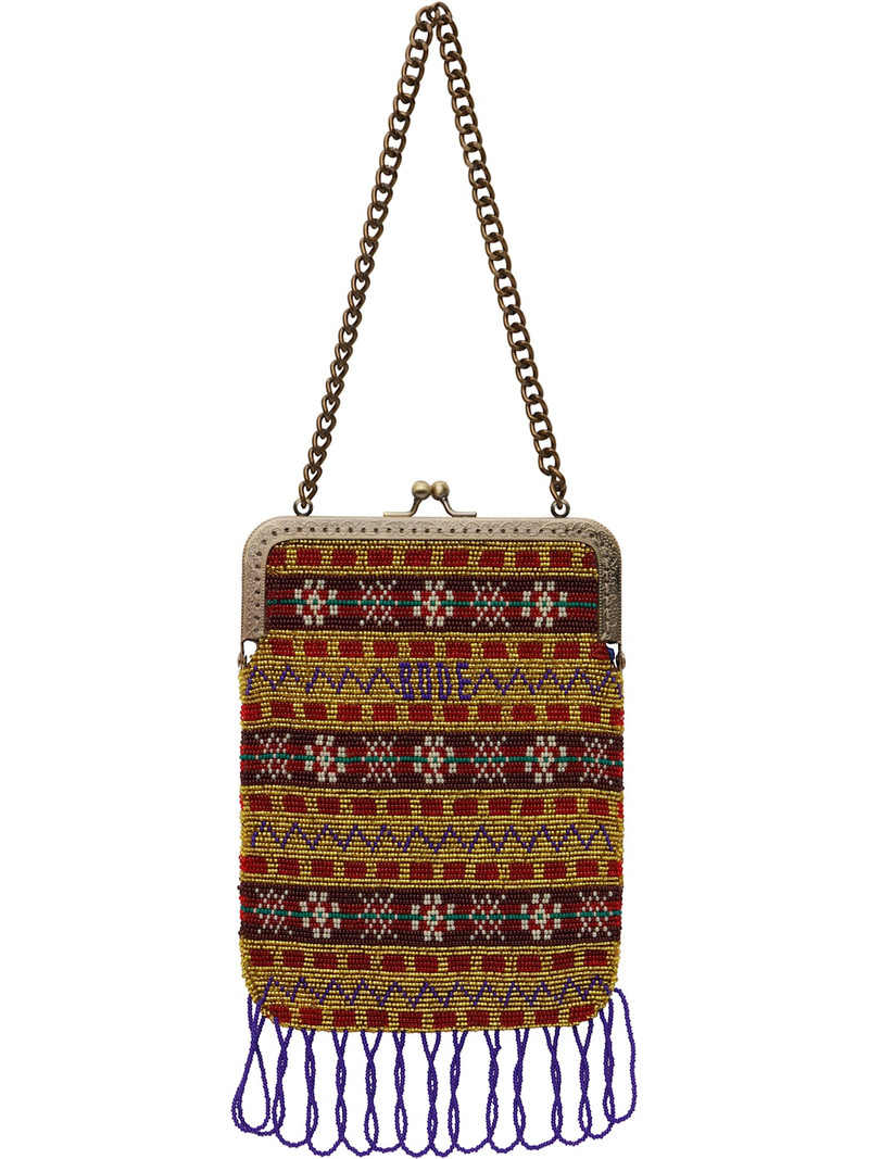 Multicolor Beaded Bracken Frame Bag 1