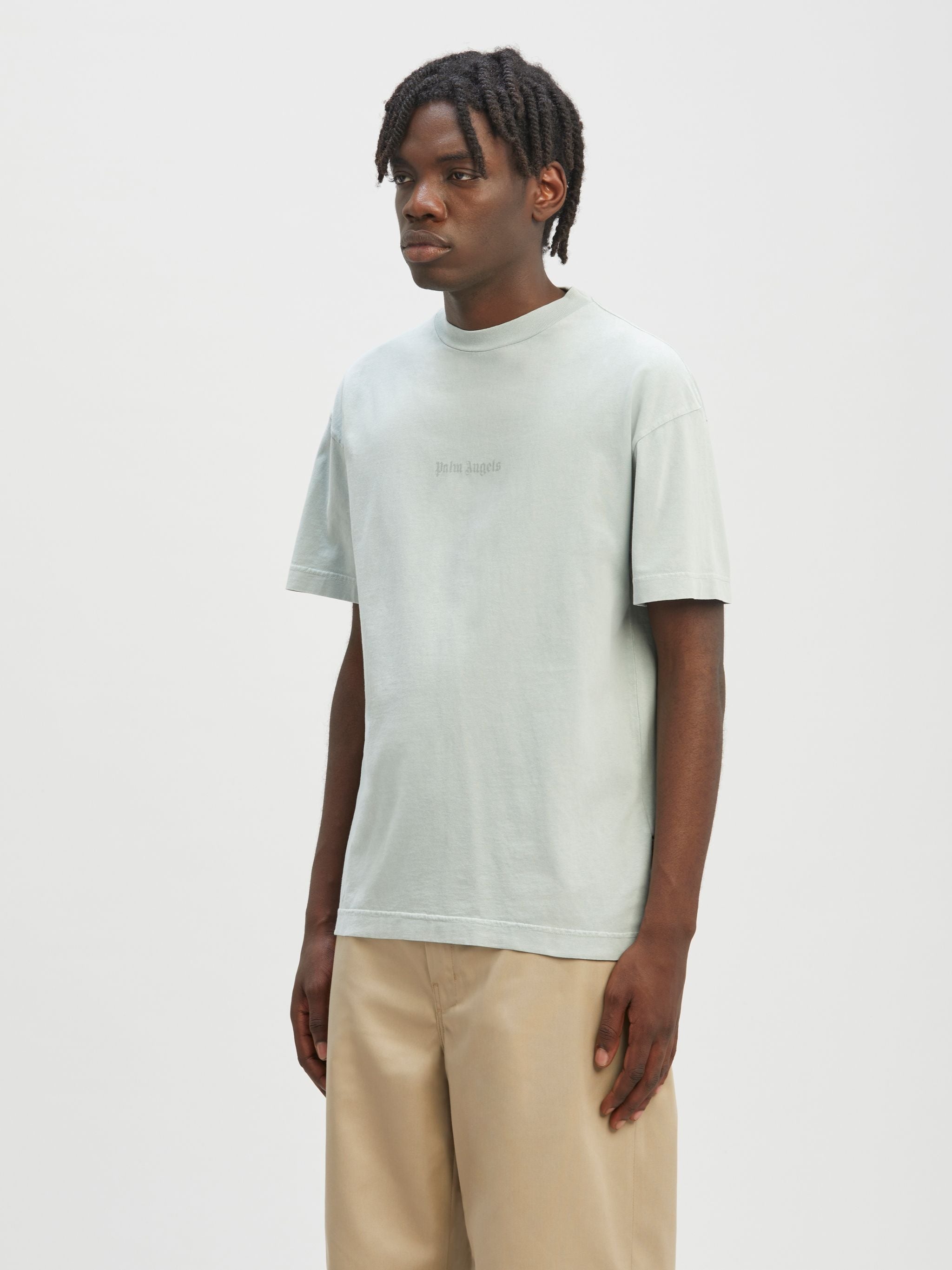 Garment Dye Reverse Logo Tee - 4
