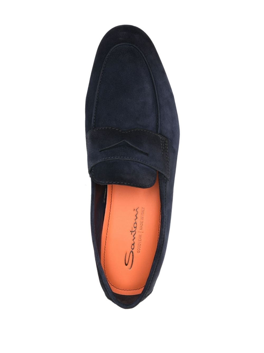 penny-slot suede loafers - 4