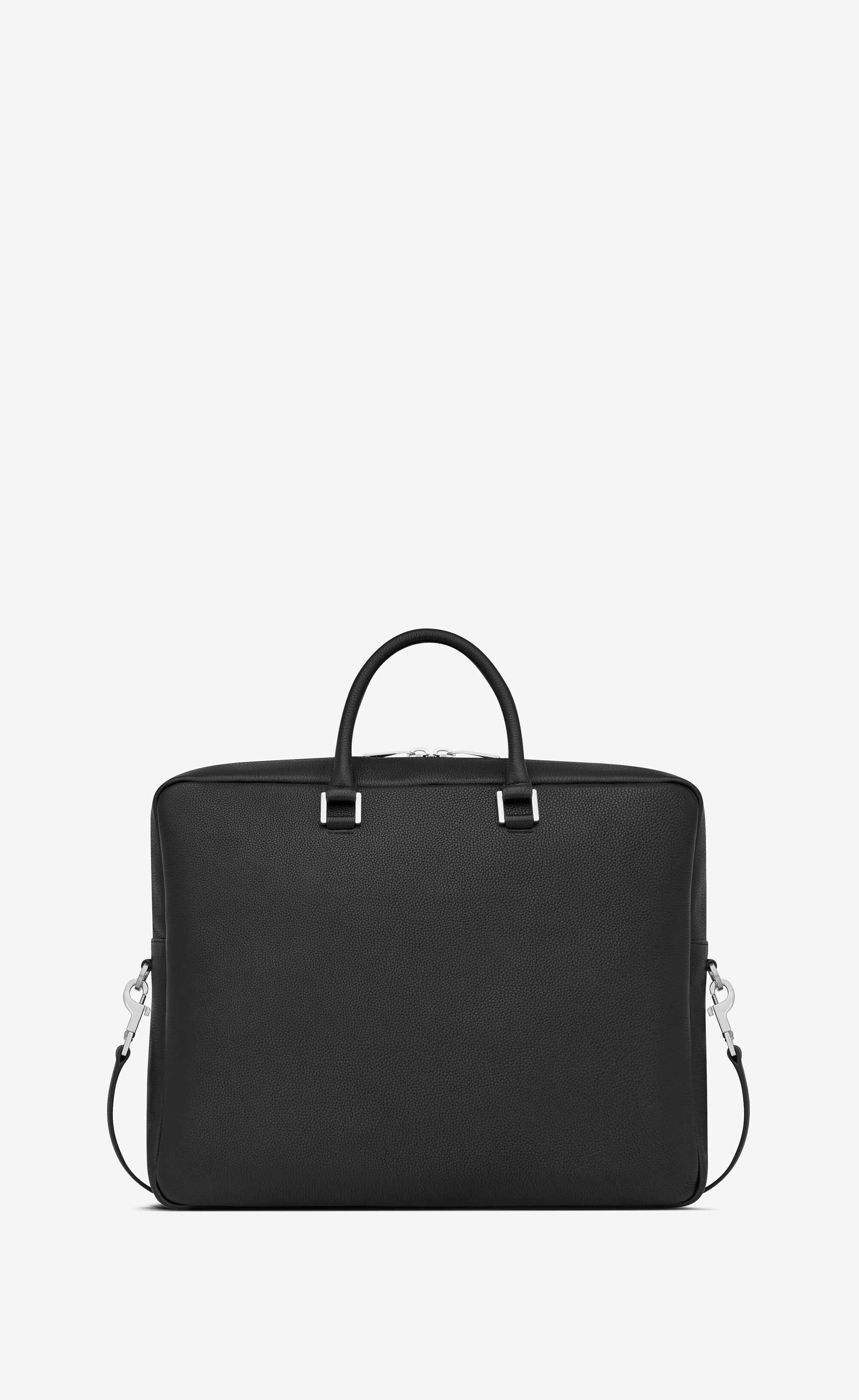 sac de jour large briefcase in grained leather - 2