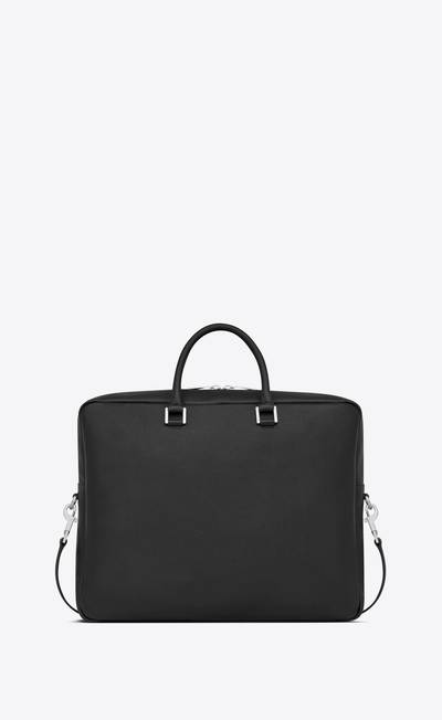 SAINT LAURENT sac de jour large briefcase in grained leather outlook