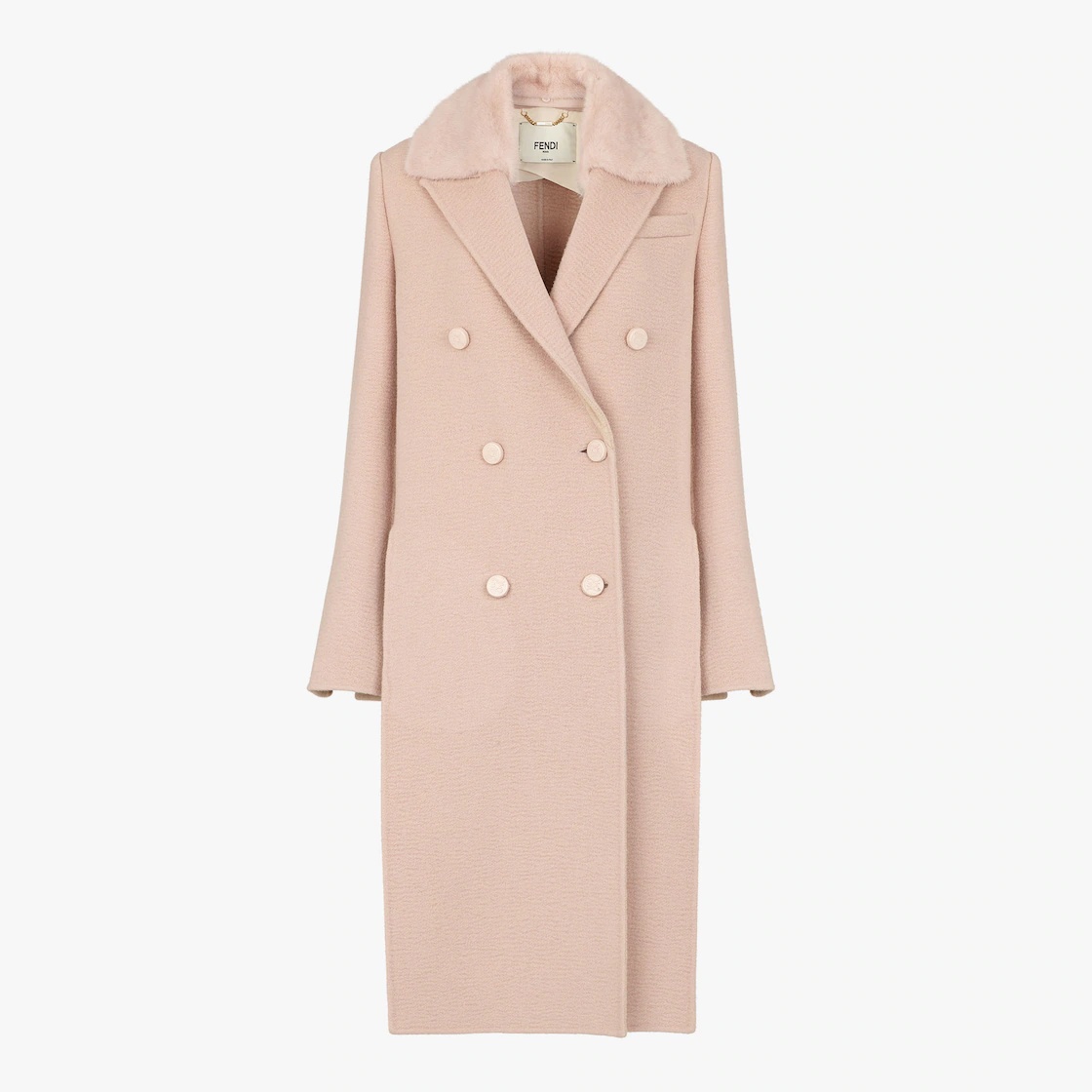 Pink camel coat - 1