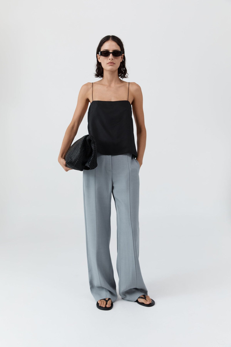 90s Silk Twill Cami - Black 6