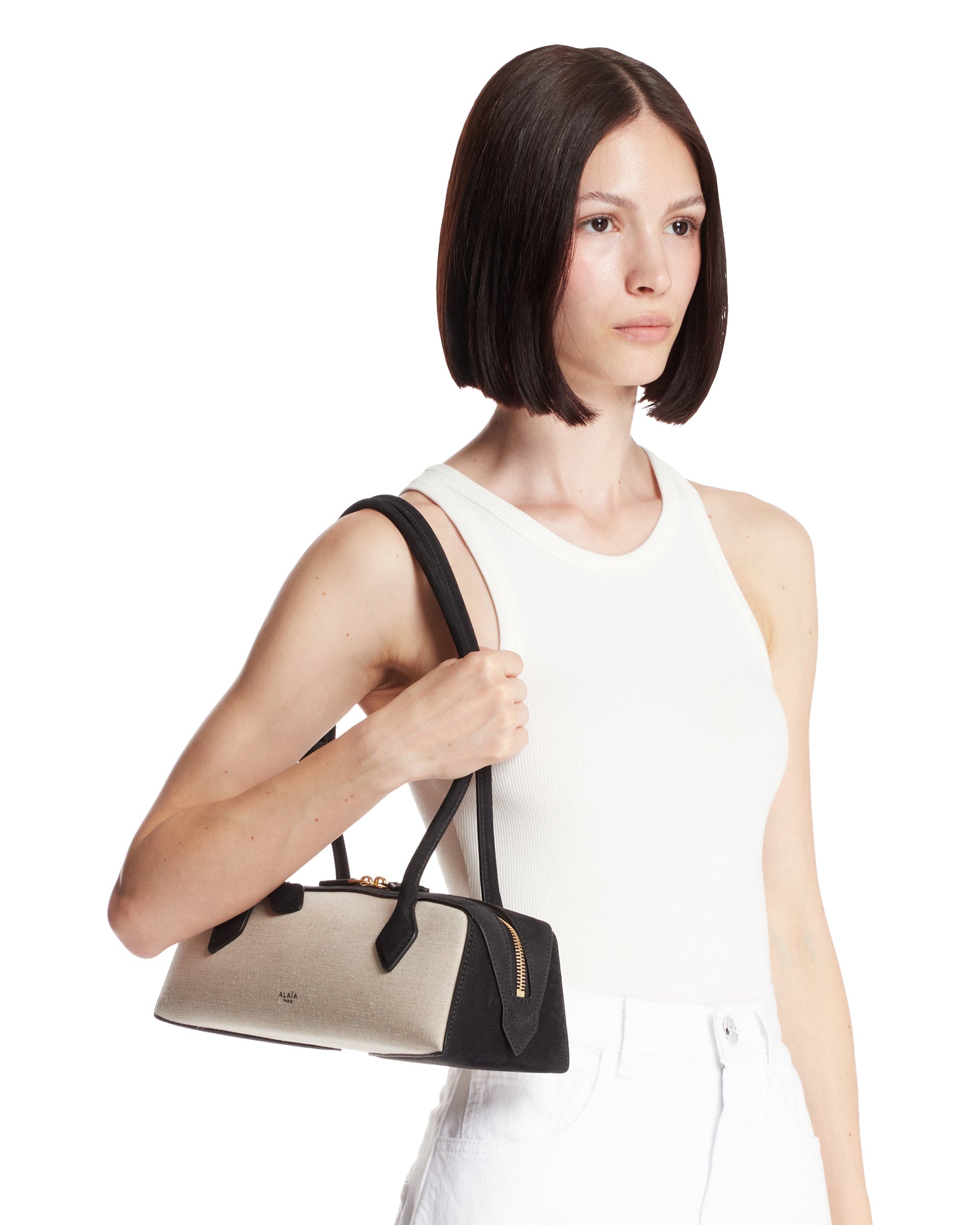 Beige Medium Le Teckel Bag - 4