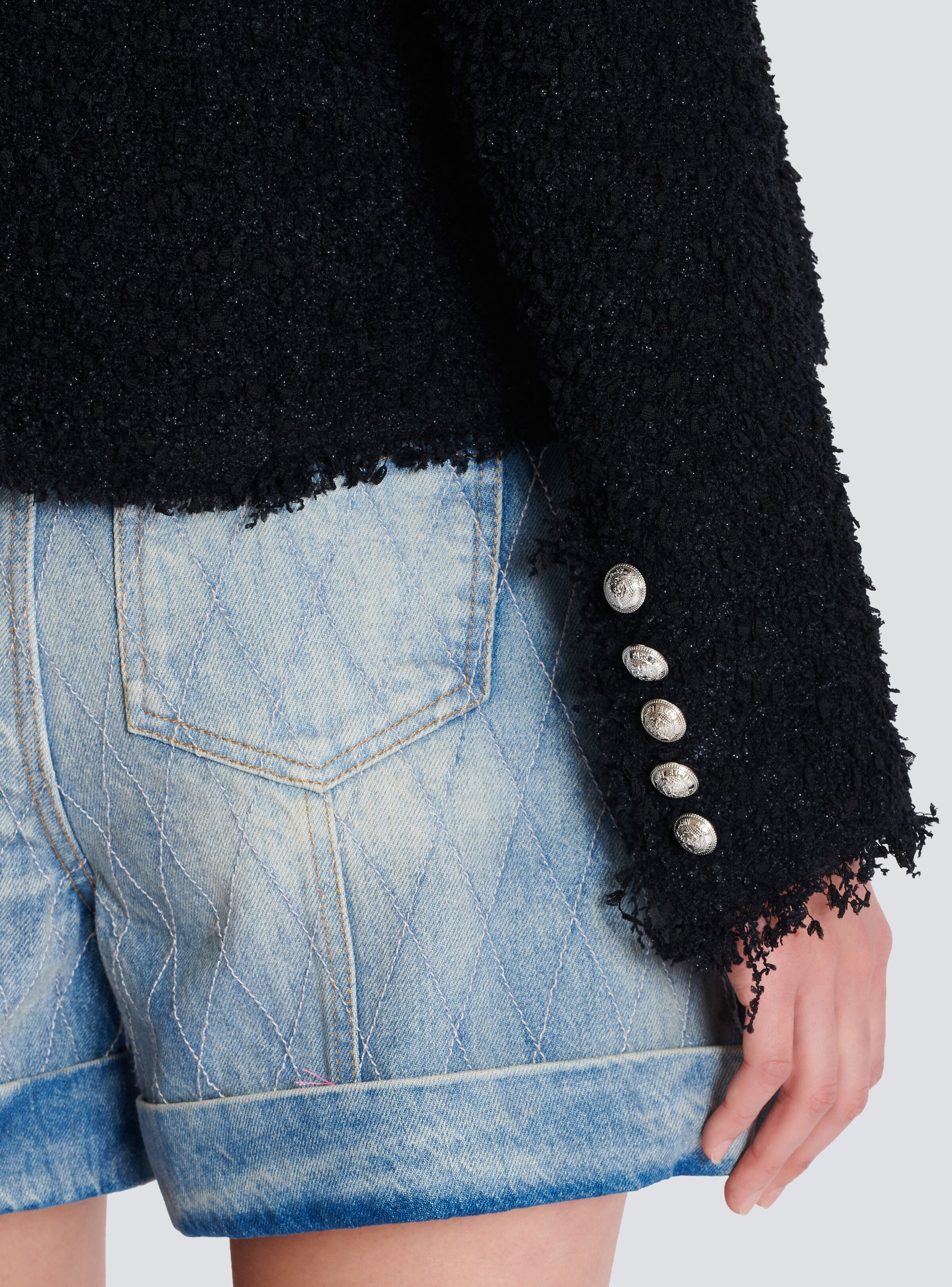 Edge-to-edge tweed jacket - 6