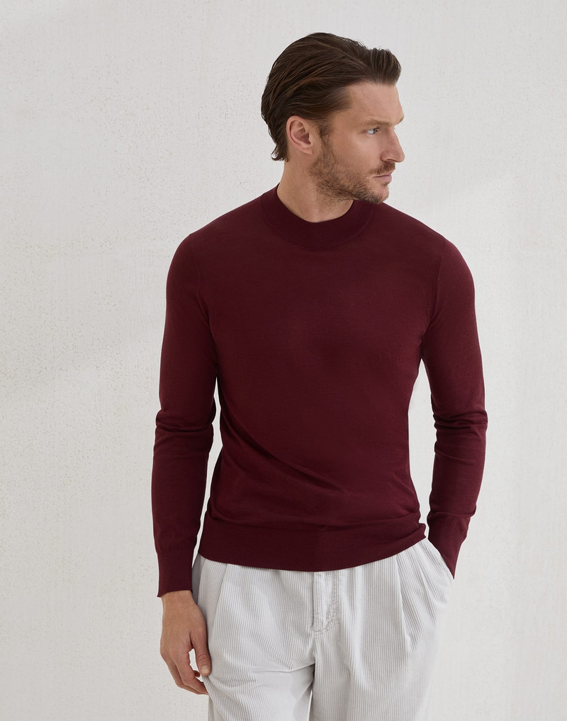Silk and cotton lightweight sweater - 1