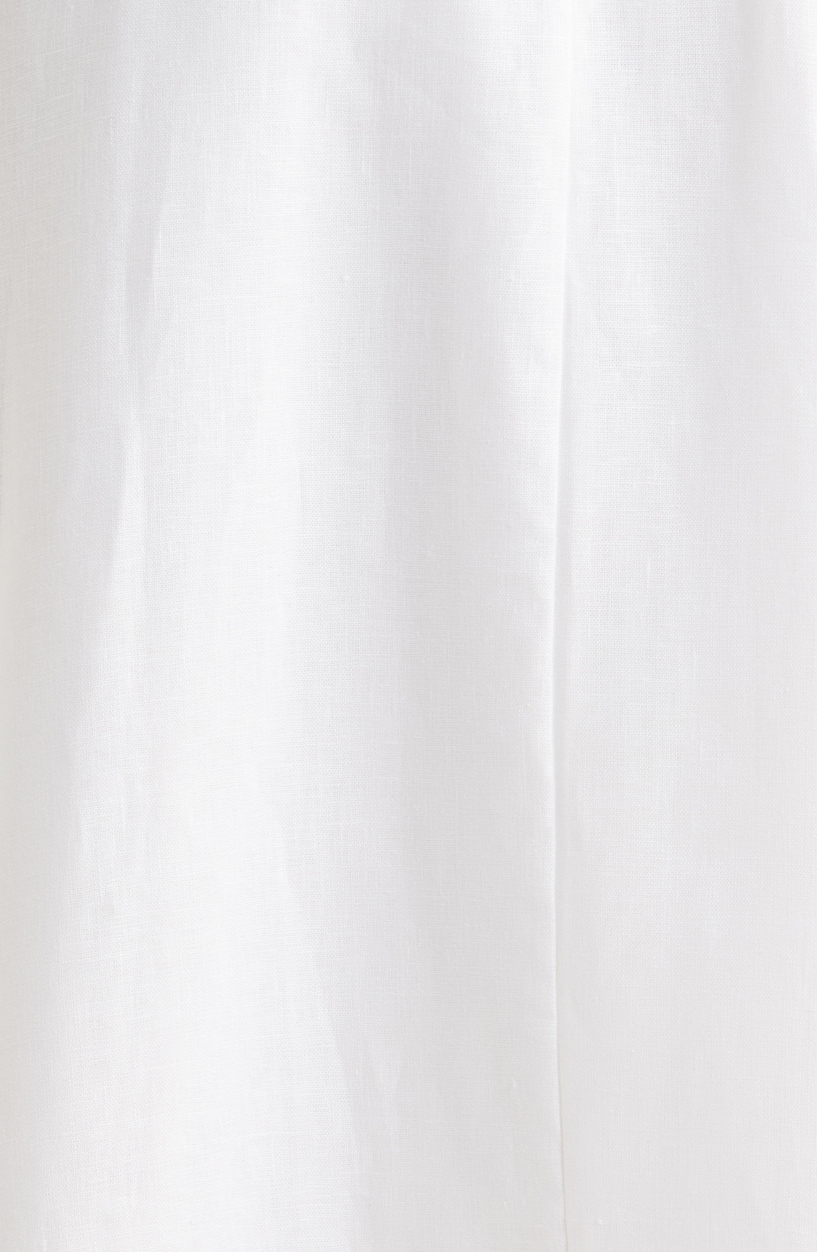 Reformation Everett Sleeveless Linen Midi Dress in White at Nordstrom - 7