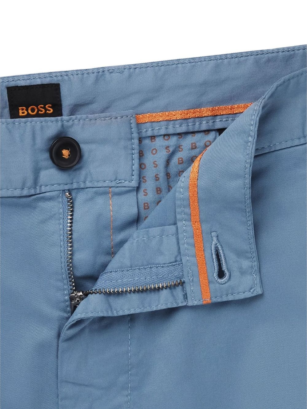 zip-fly cotton shorts - 4