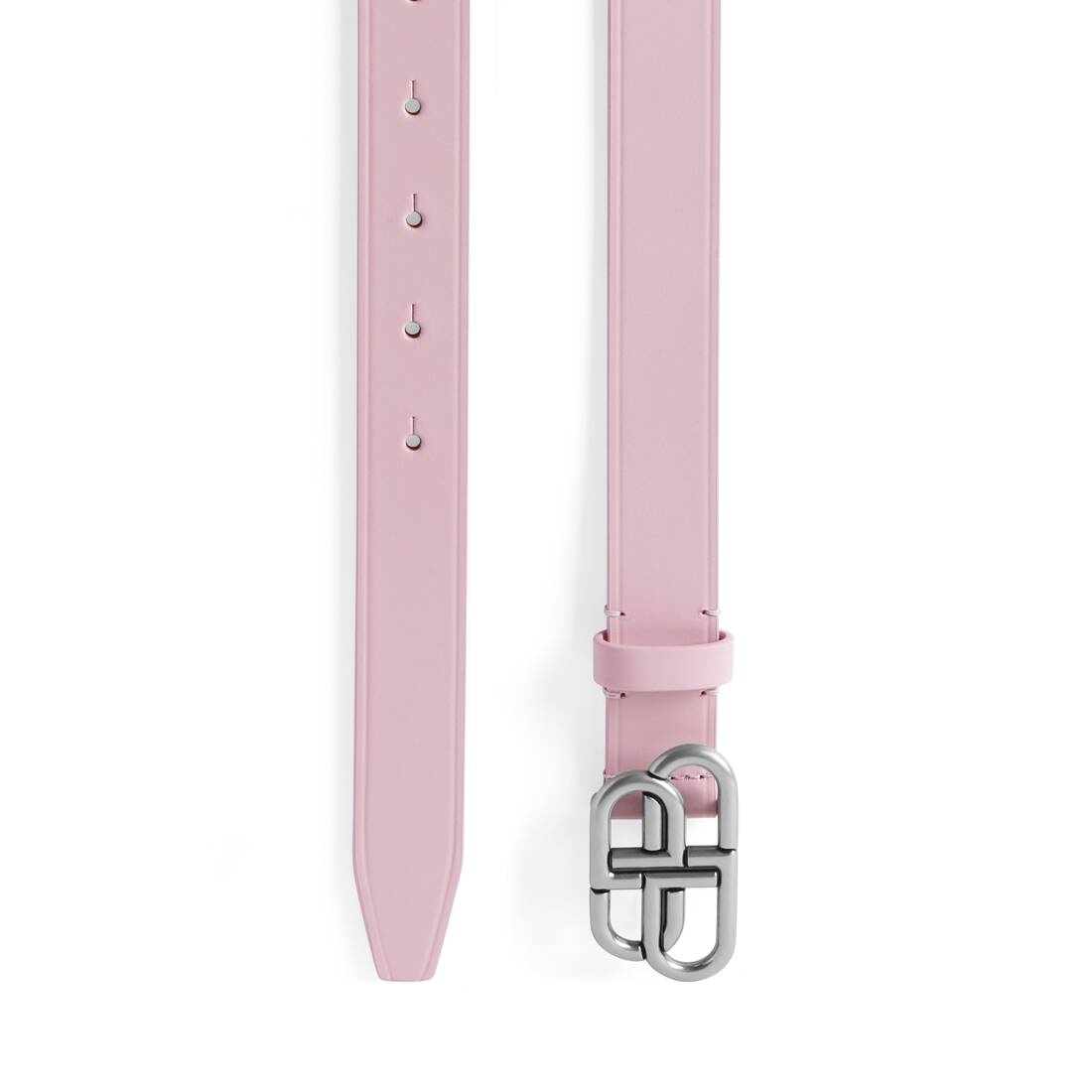 Women's Bb Thin Belt in Pink - 1