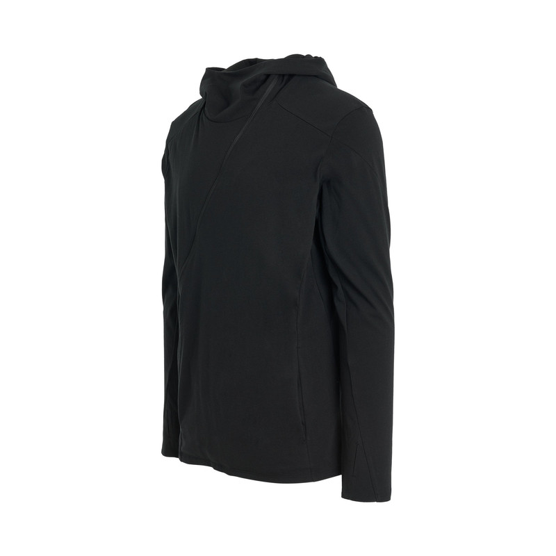 POST ARCHIVE FACTION (PAF) 6.0 Hoodie (Center) in Black outlook
