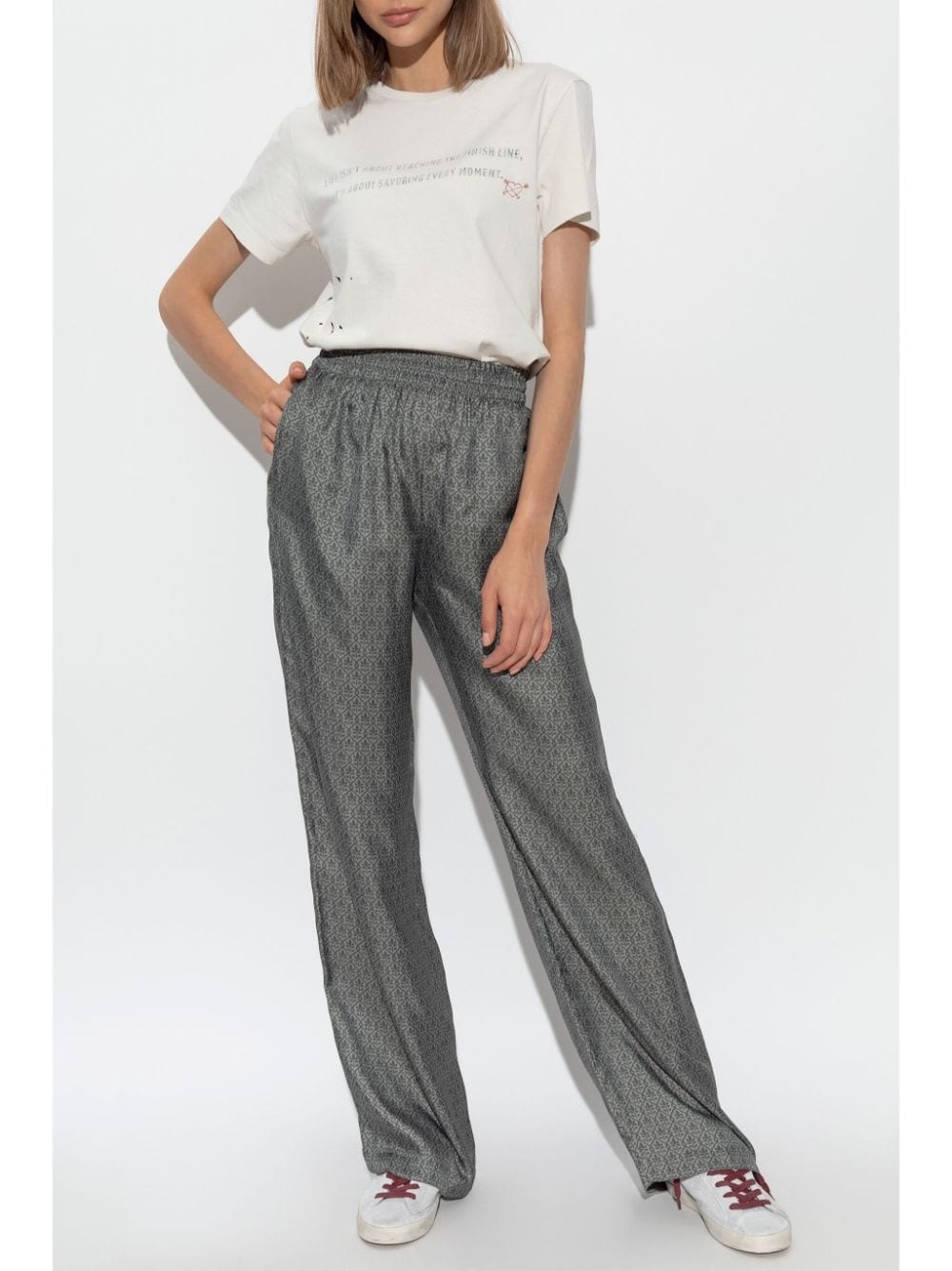 printed track pants - 2