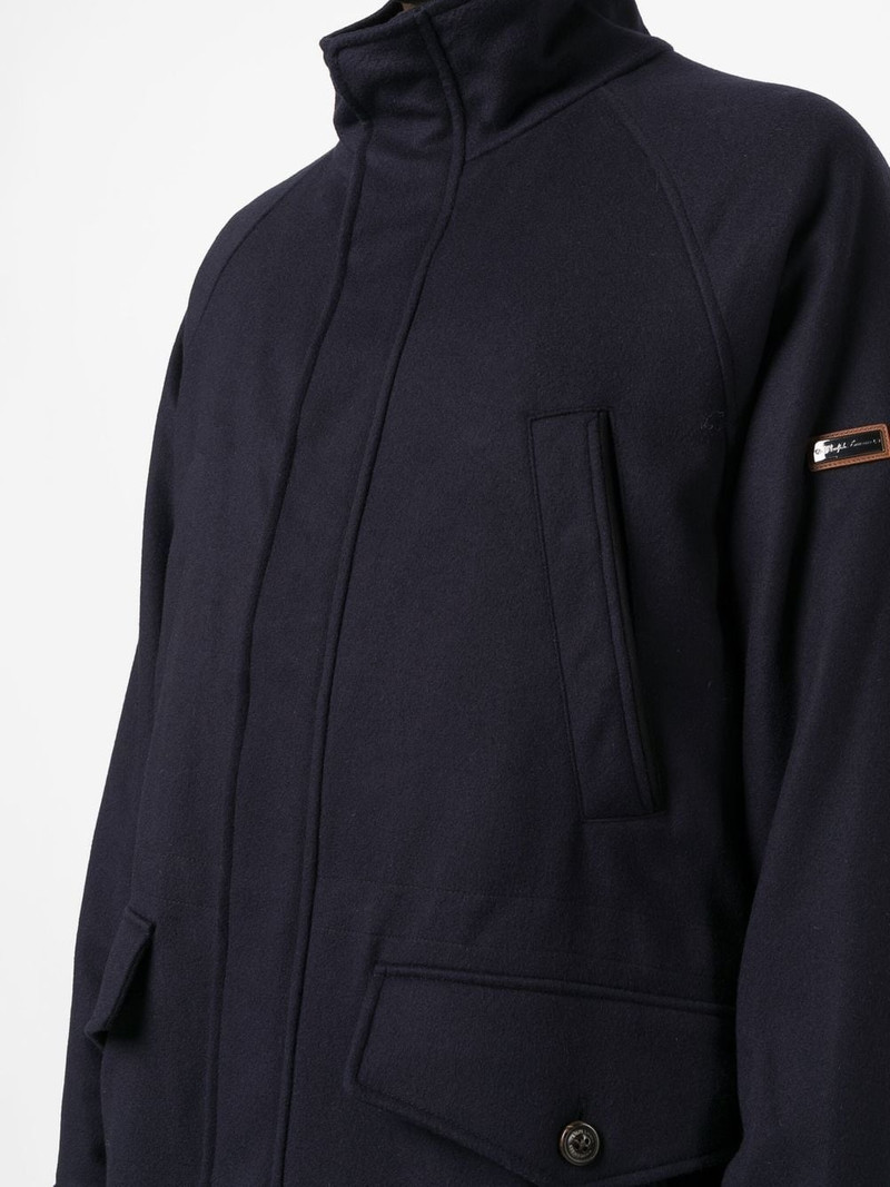 cotton wool blend parka 5
