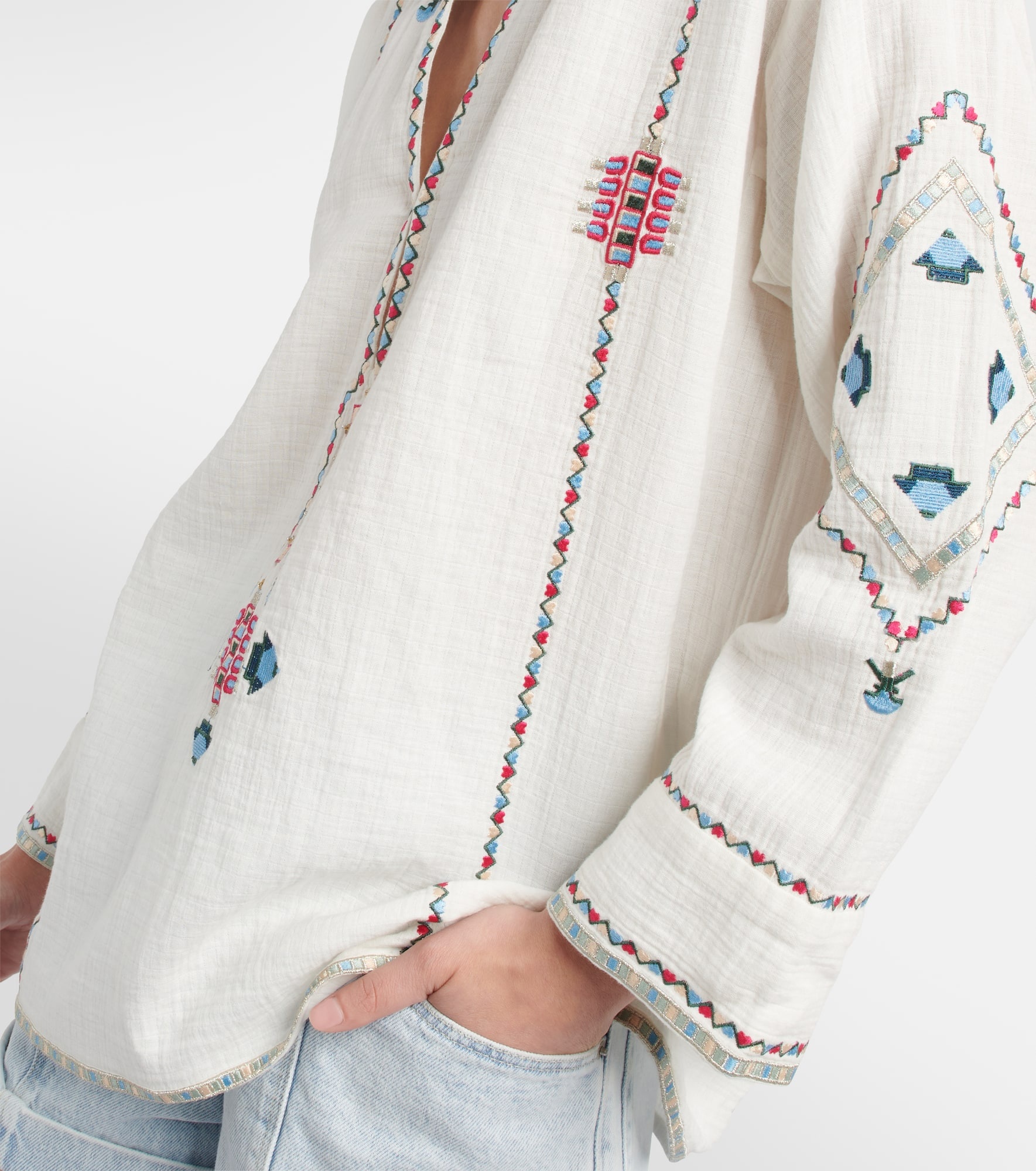 Clarisa embroidered blouse - 5