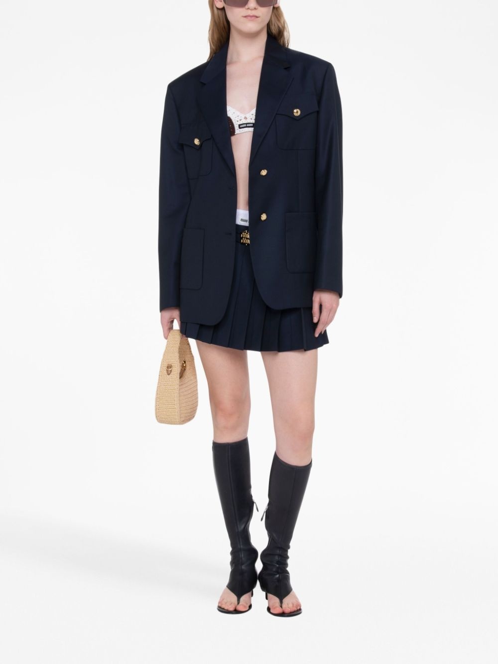 single-breasted blazer - 2