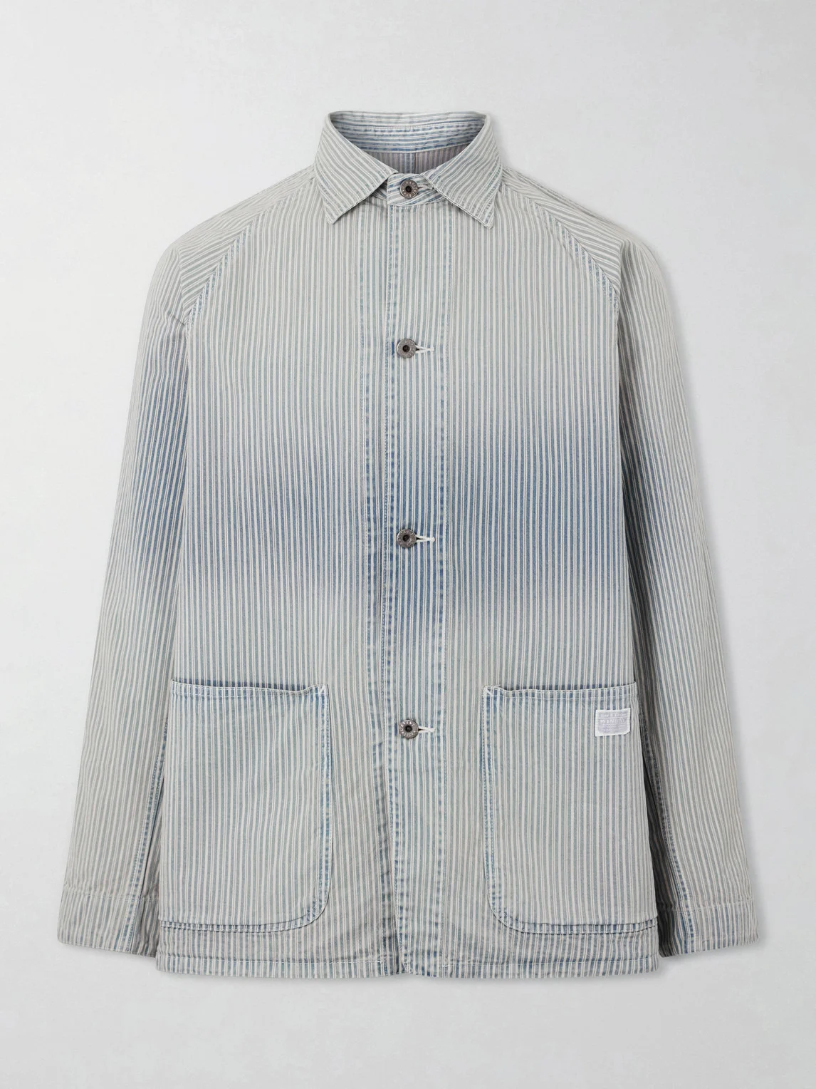 Liberty Striped Denim Overshirt - 1