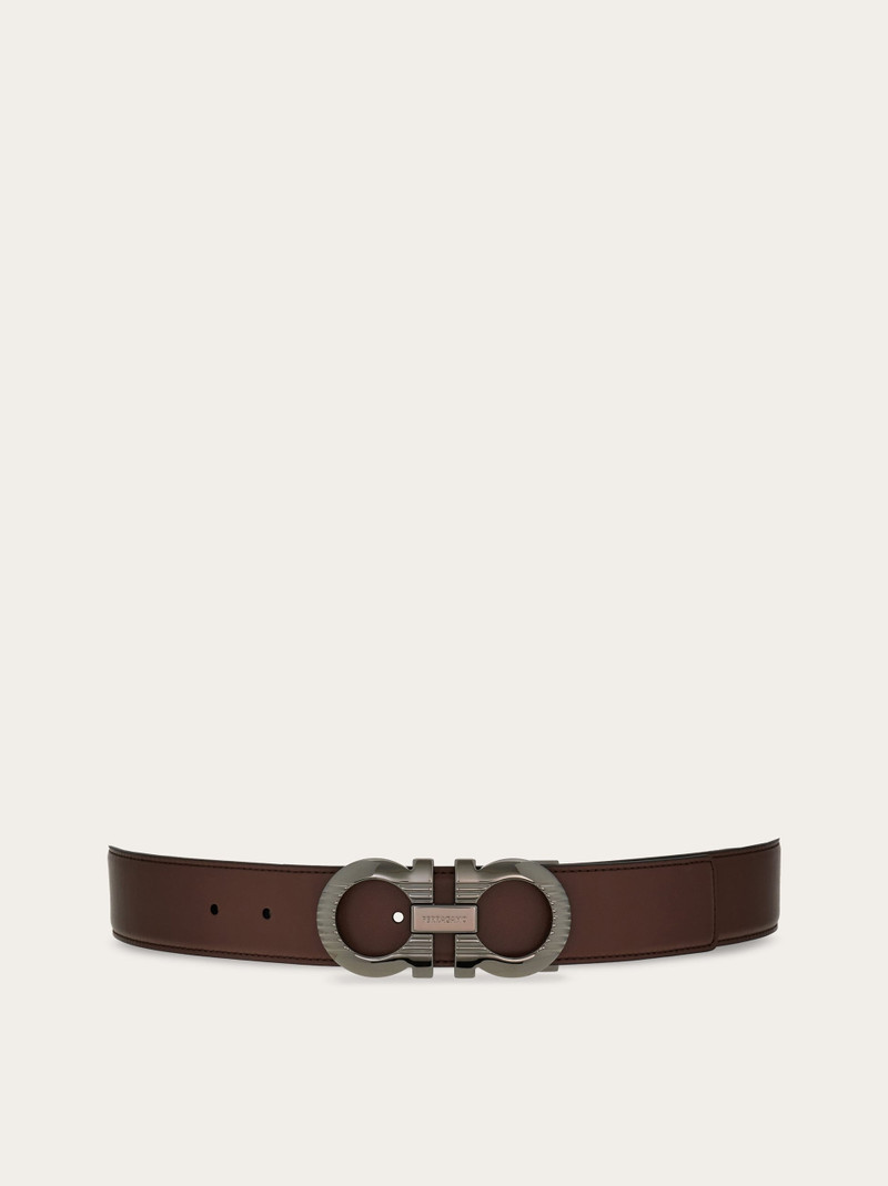 Reversible and adjustable Gancini belt - 1