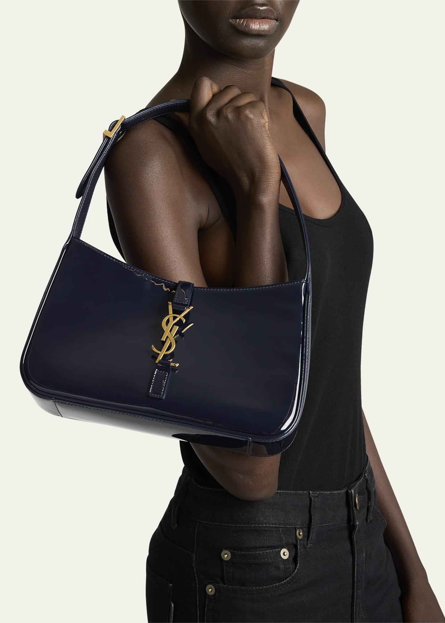 Le 5 A 7 YSL Shoulder Bag in Patent Leather - 2