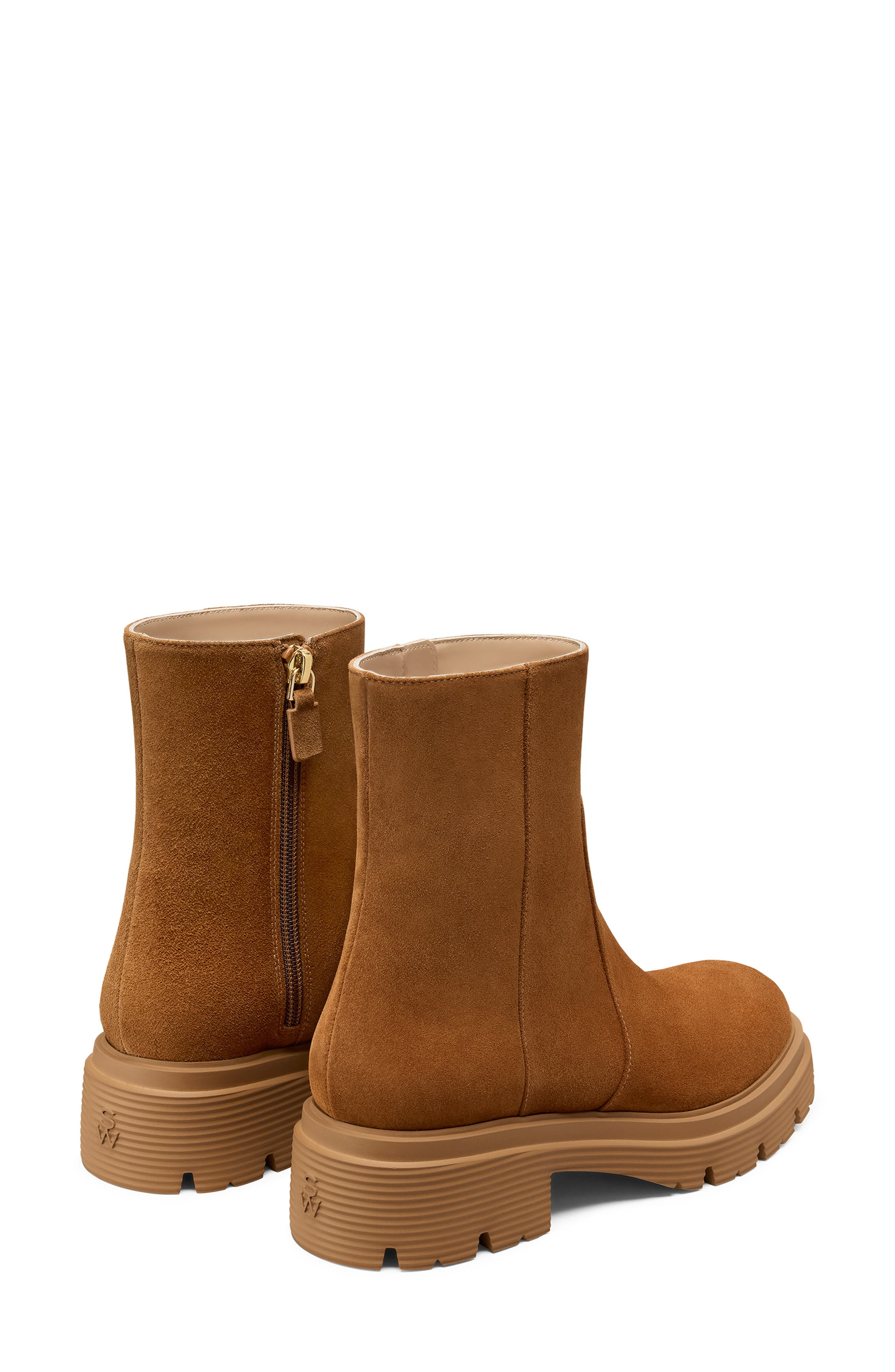 Stuart Weitzman Hudson Lite Zip Bootie in Doe at Nordstrom - 2