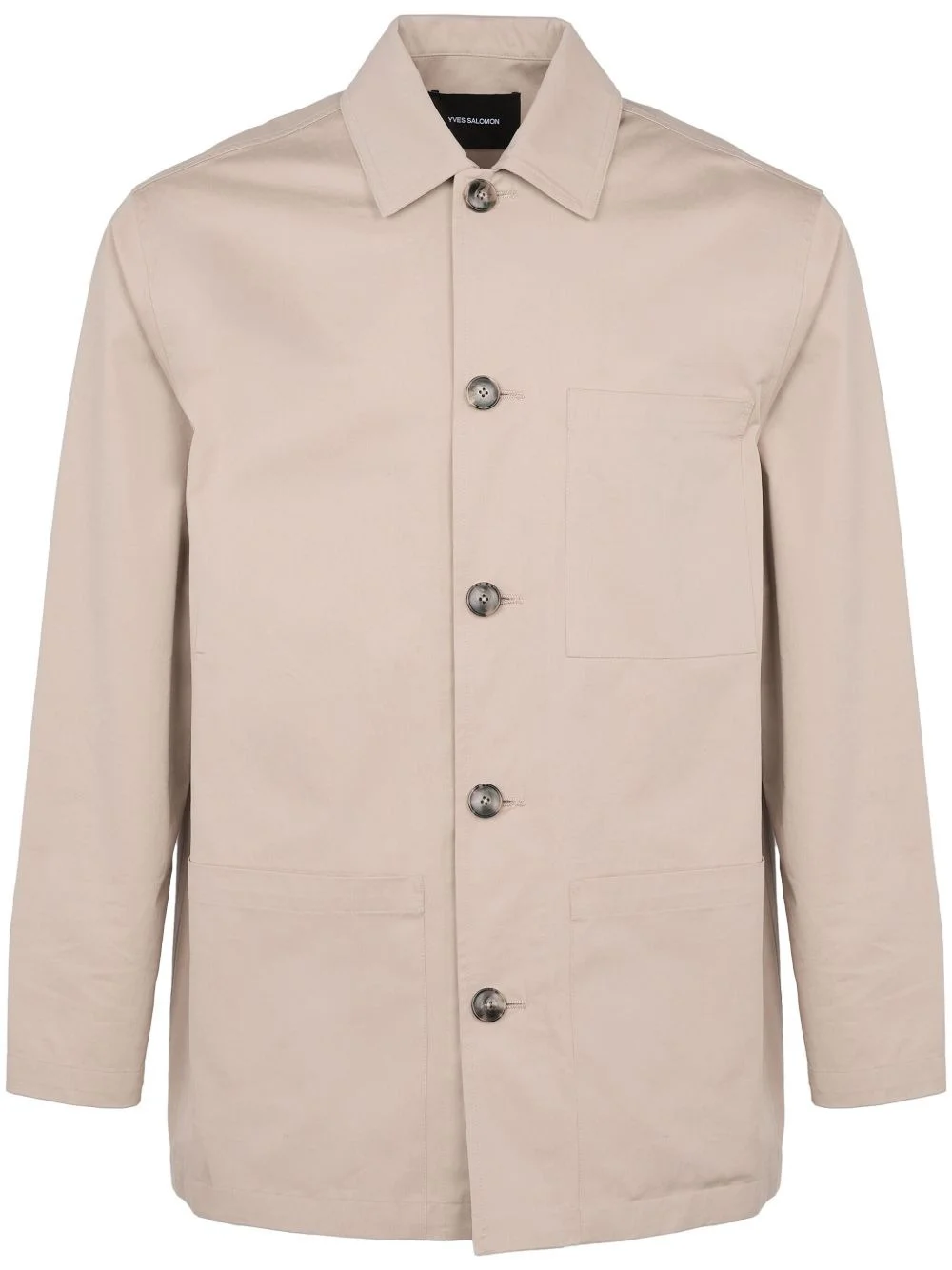 cotton shirt jacket - 1